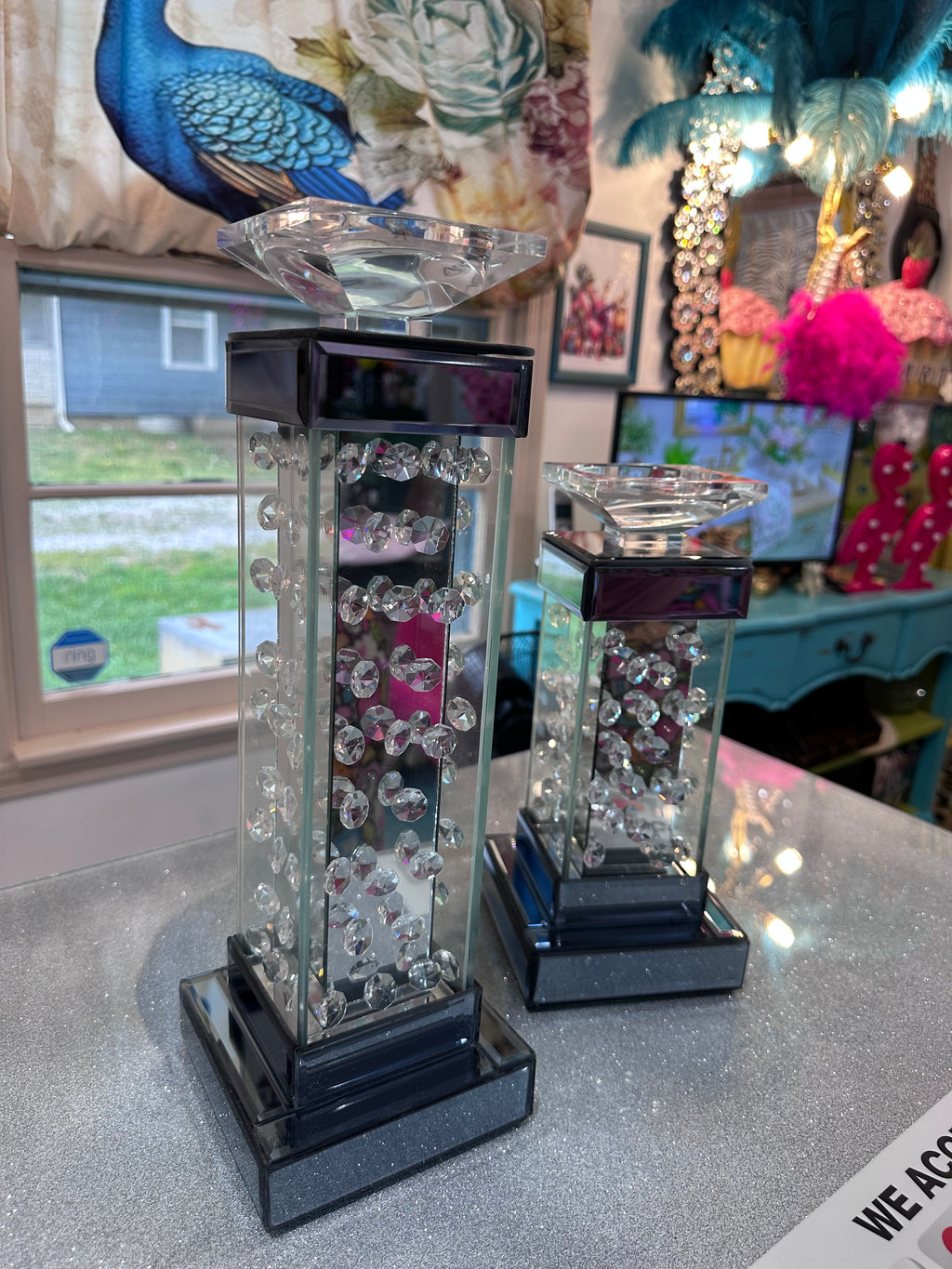 Diamond Candle Towers ( in store pick up only)set