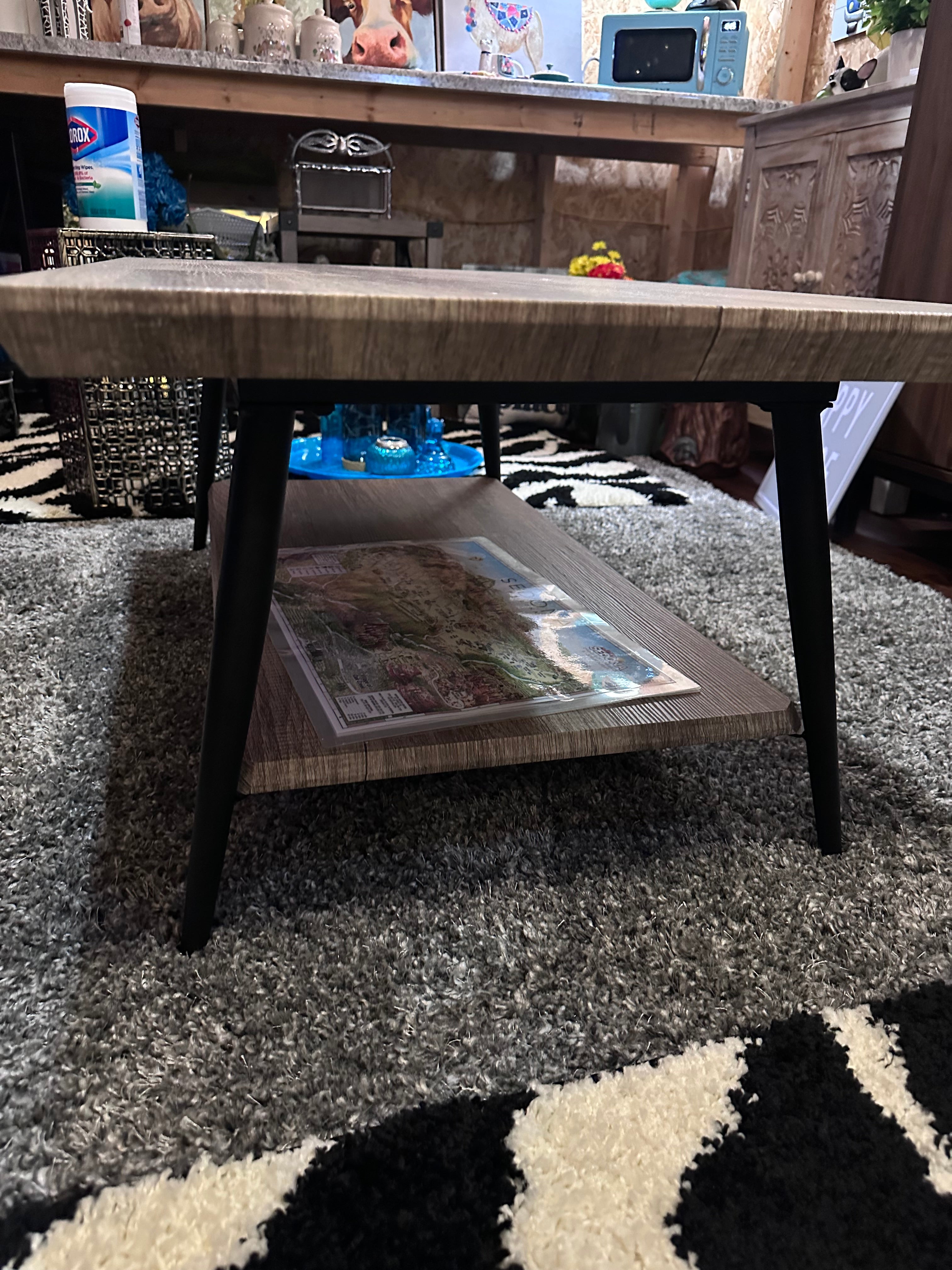 Coffee table! Strong and sturdy- in store pick up only