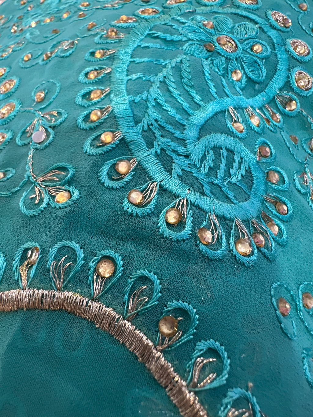 Turquoise Dubai scarf