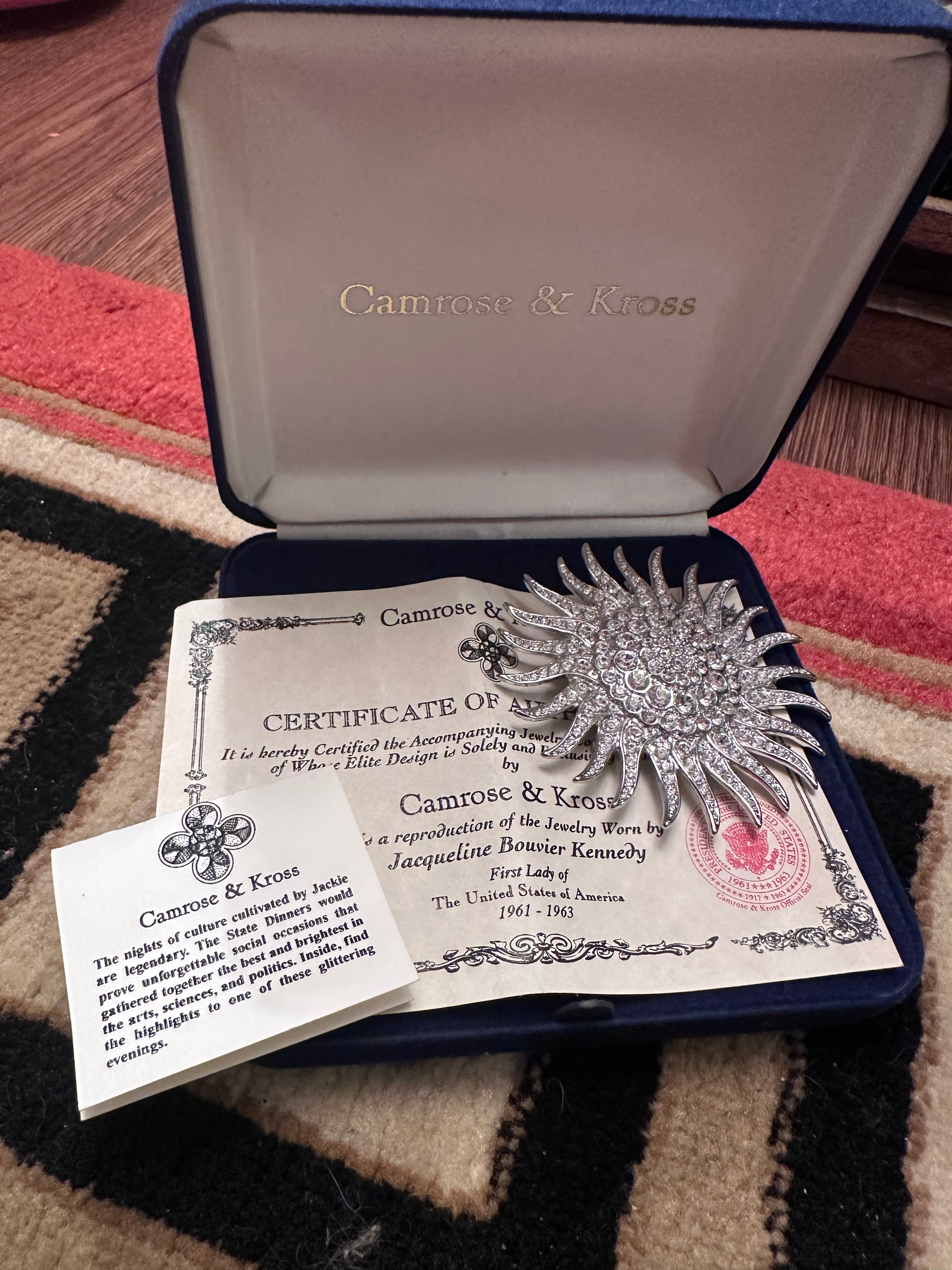 Jacqueline Kennedy Reproduction Brooch