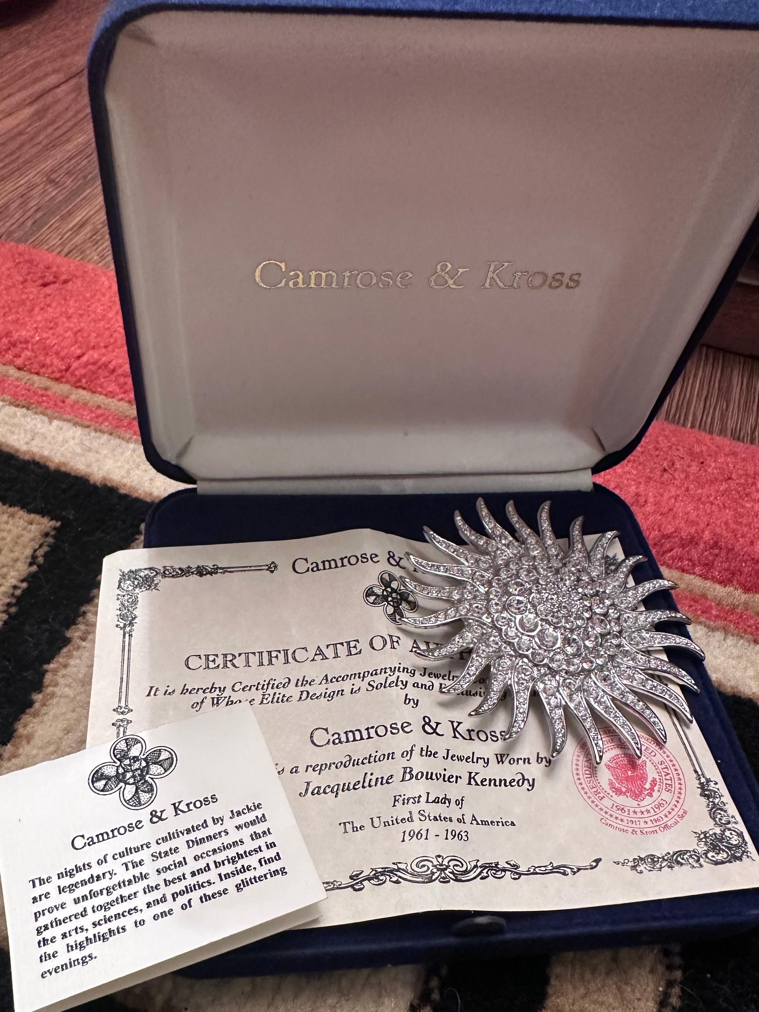 Jacqueline Kennedy Reproduction Brooch