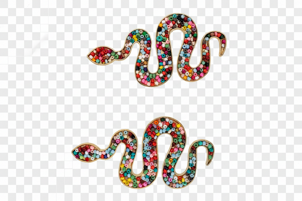 Snake earrings