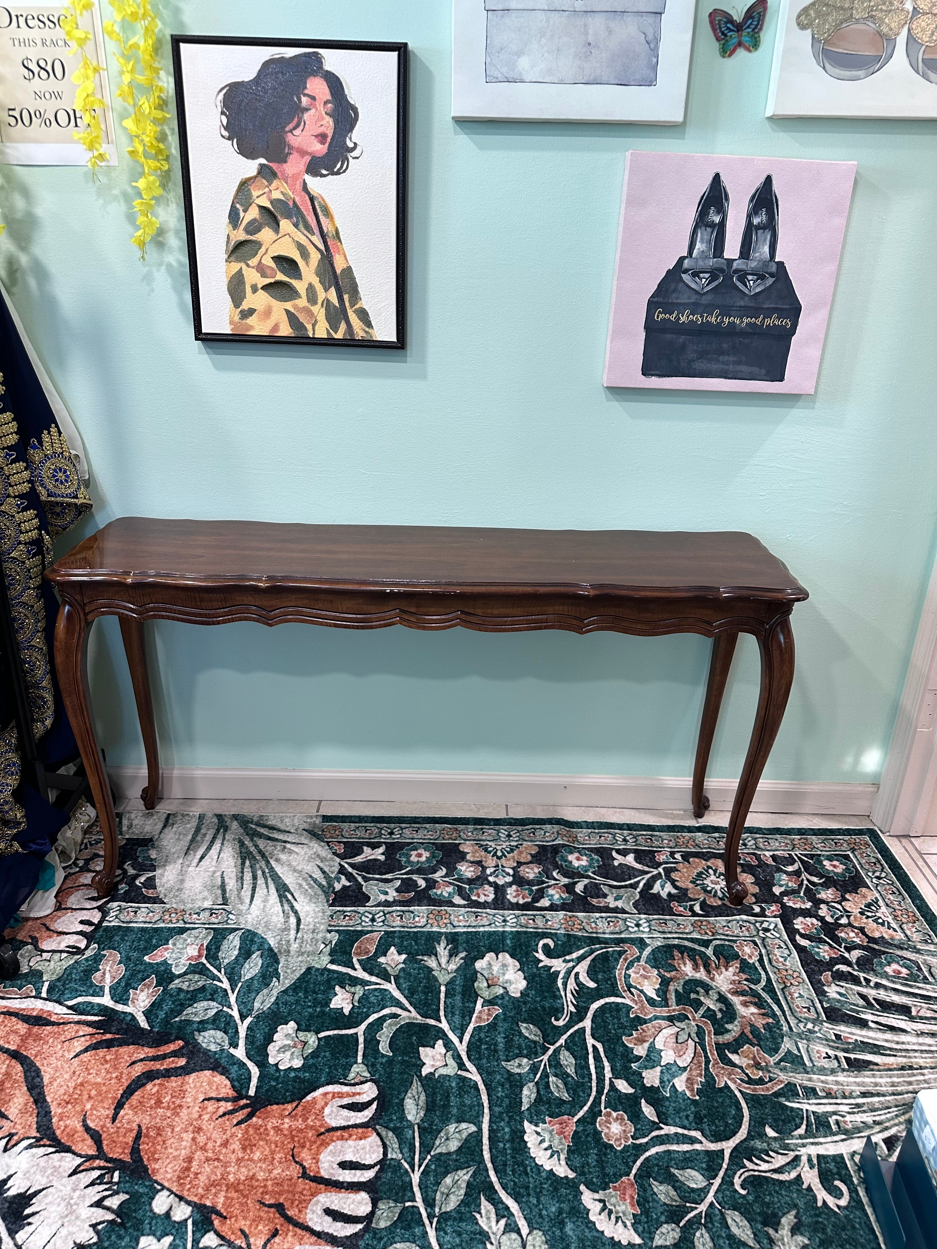 Long Brown Table - in store pickup only