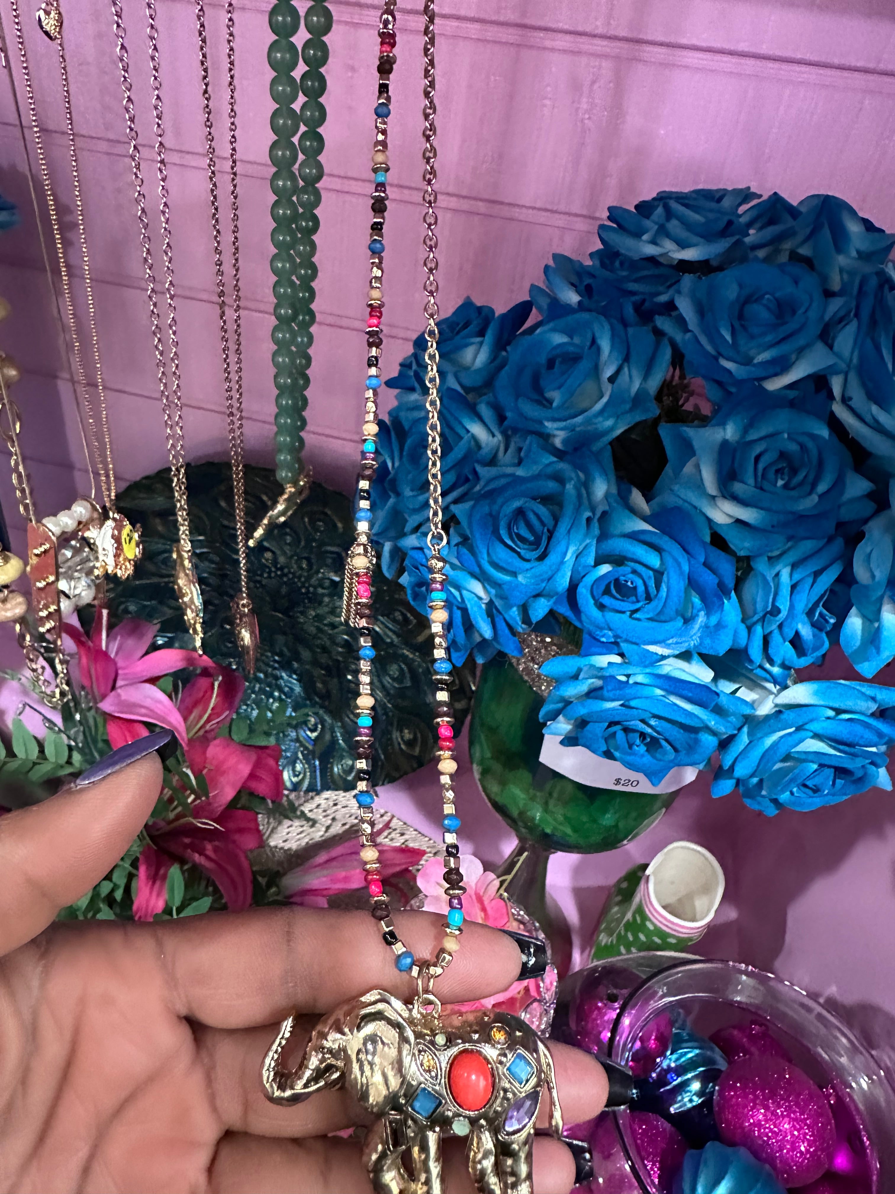 Elephant necklace