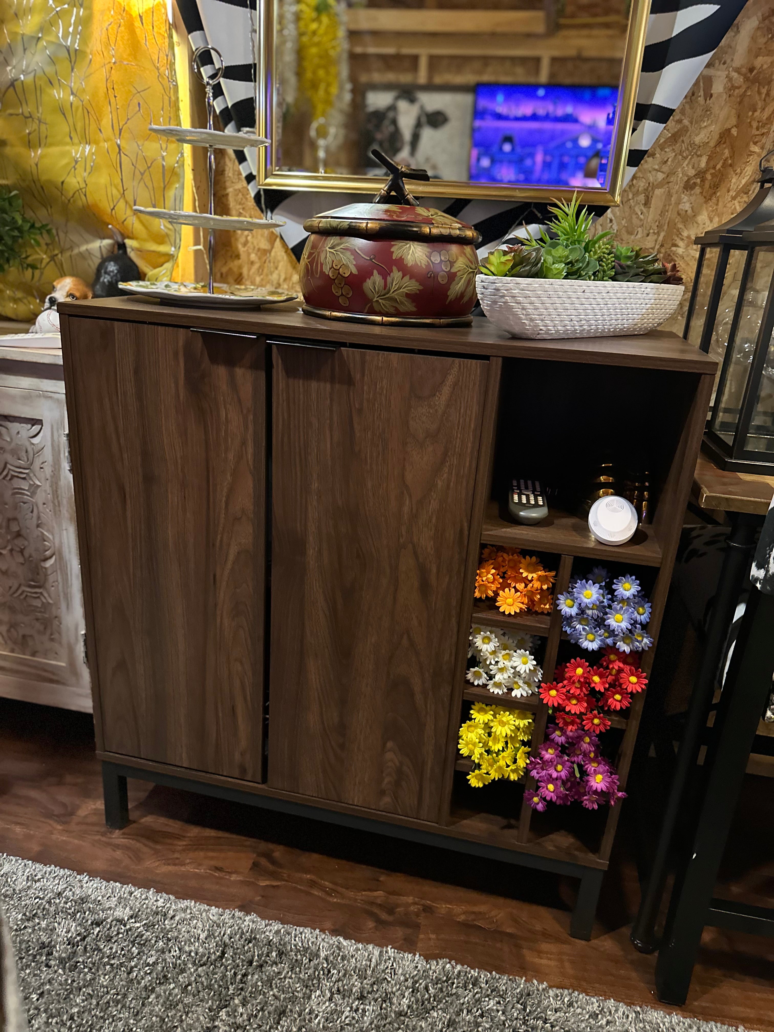 Brown Cabinet for storage -in store pick up only