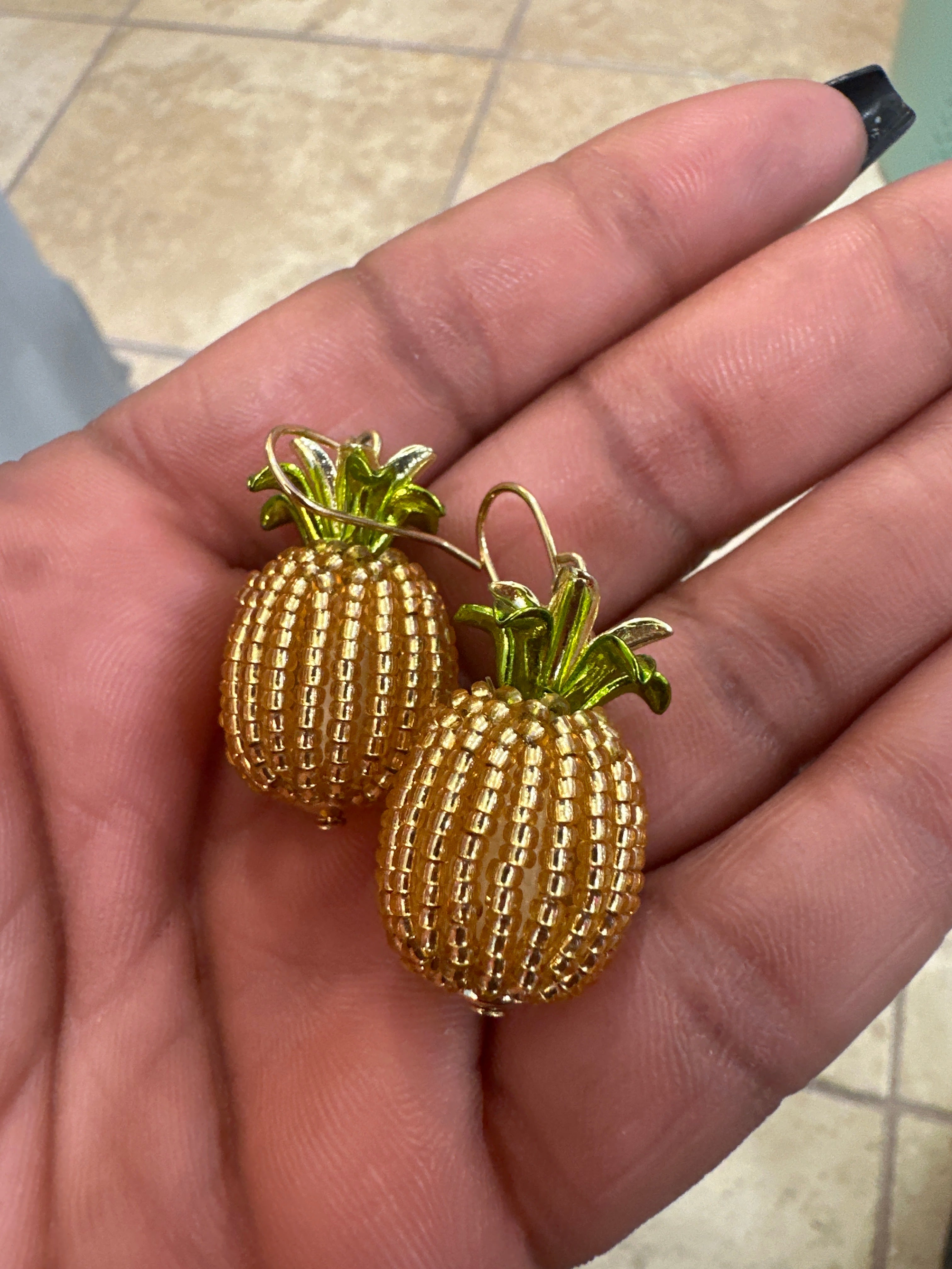 Pineapple earrings