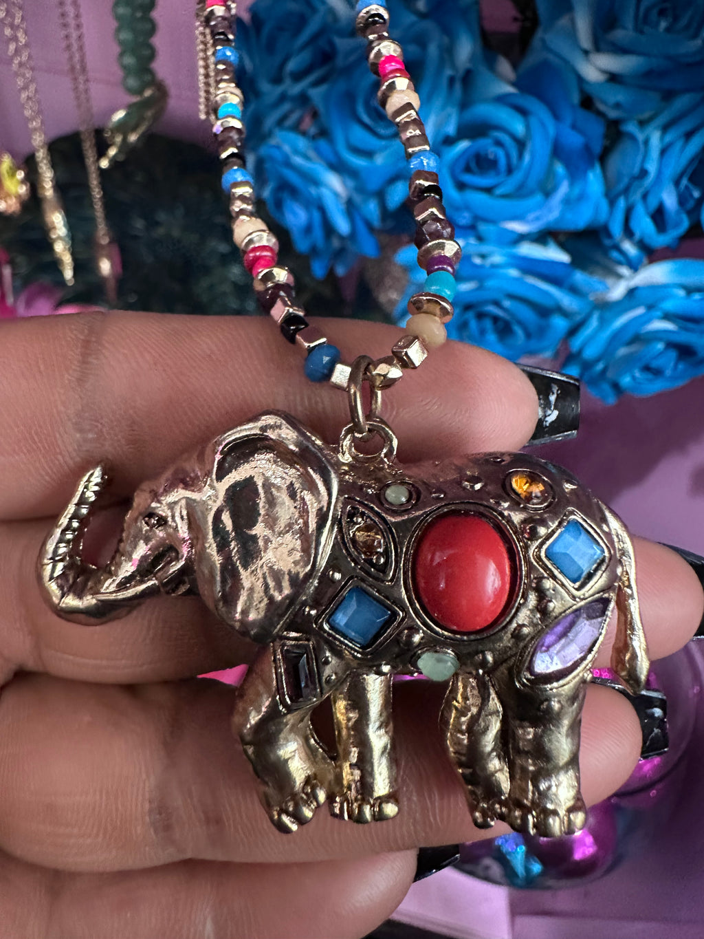 Elephant necklace