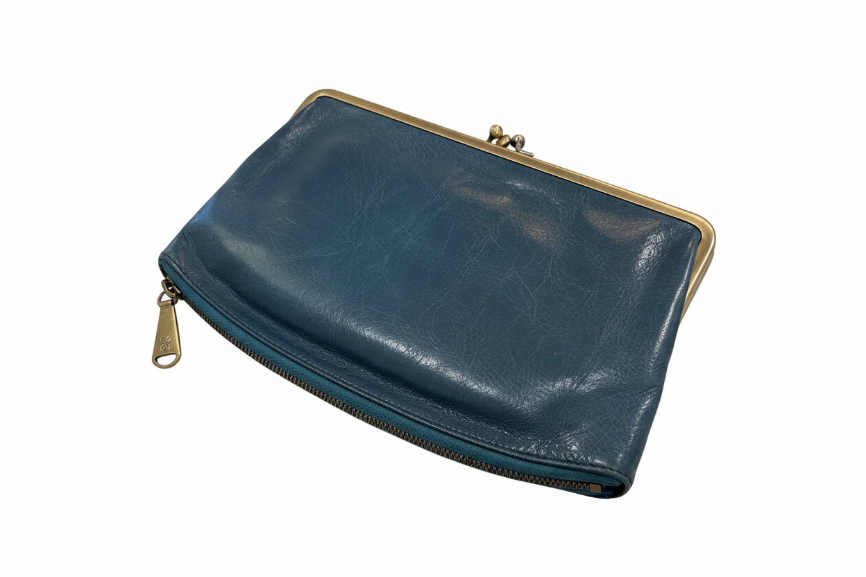 Leather teal wallet (new)