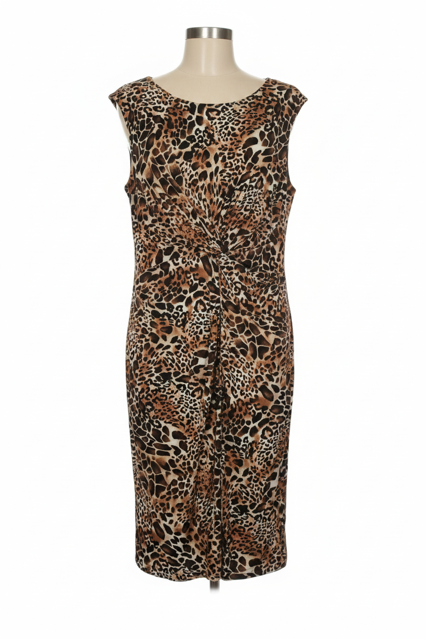 Leopard print dress size 14