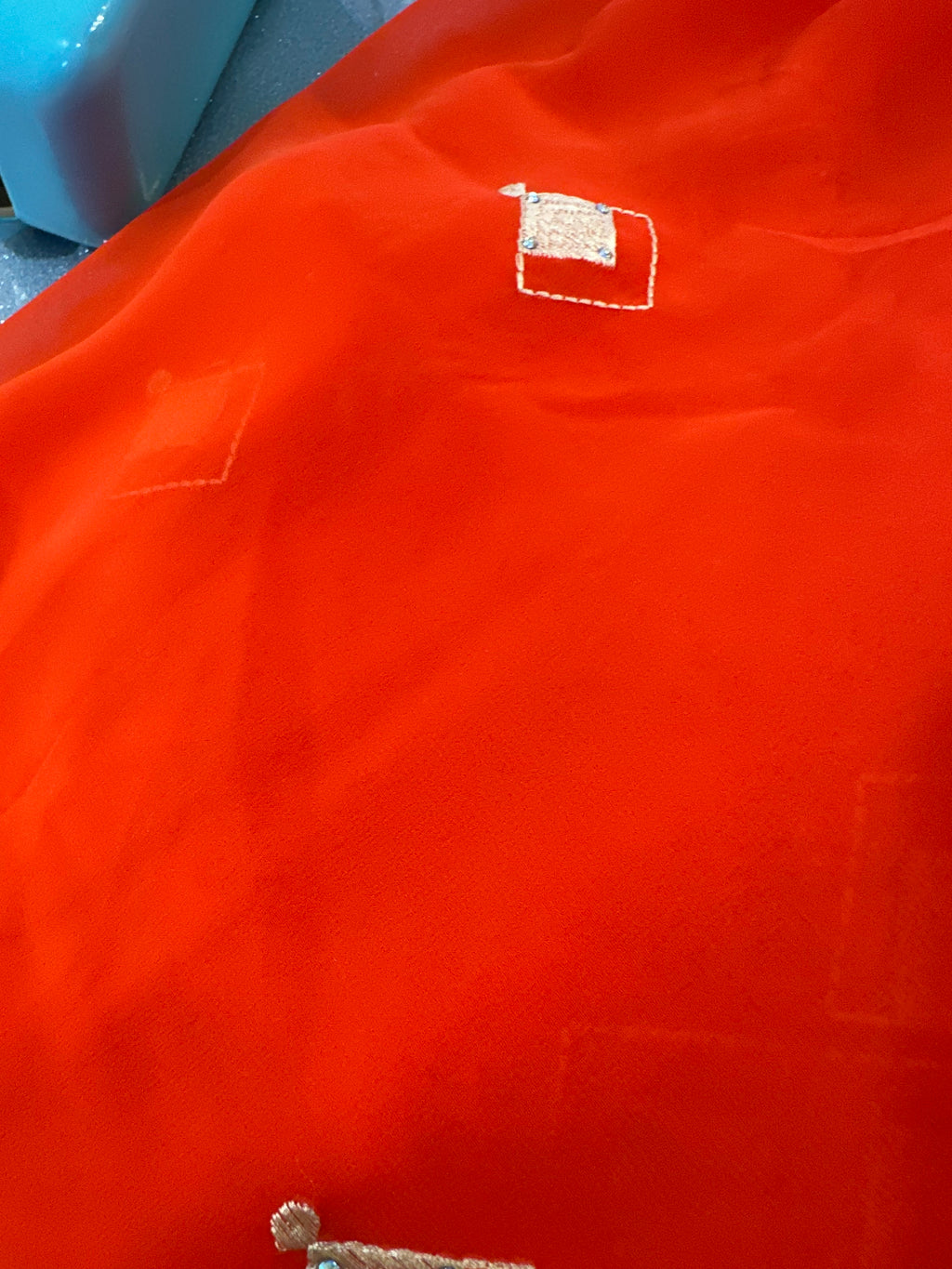 Orange scarf
