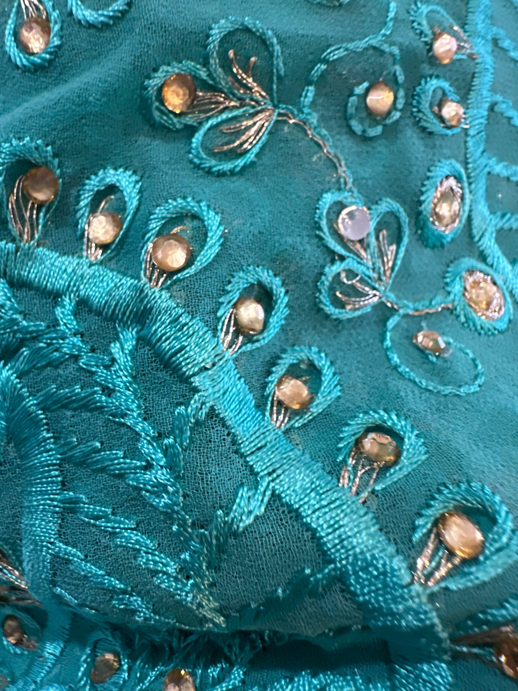 Turquoise Dubai scarf