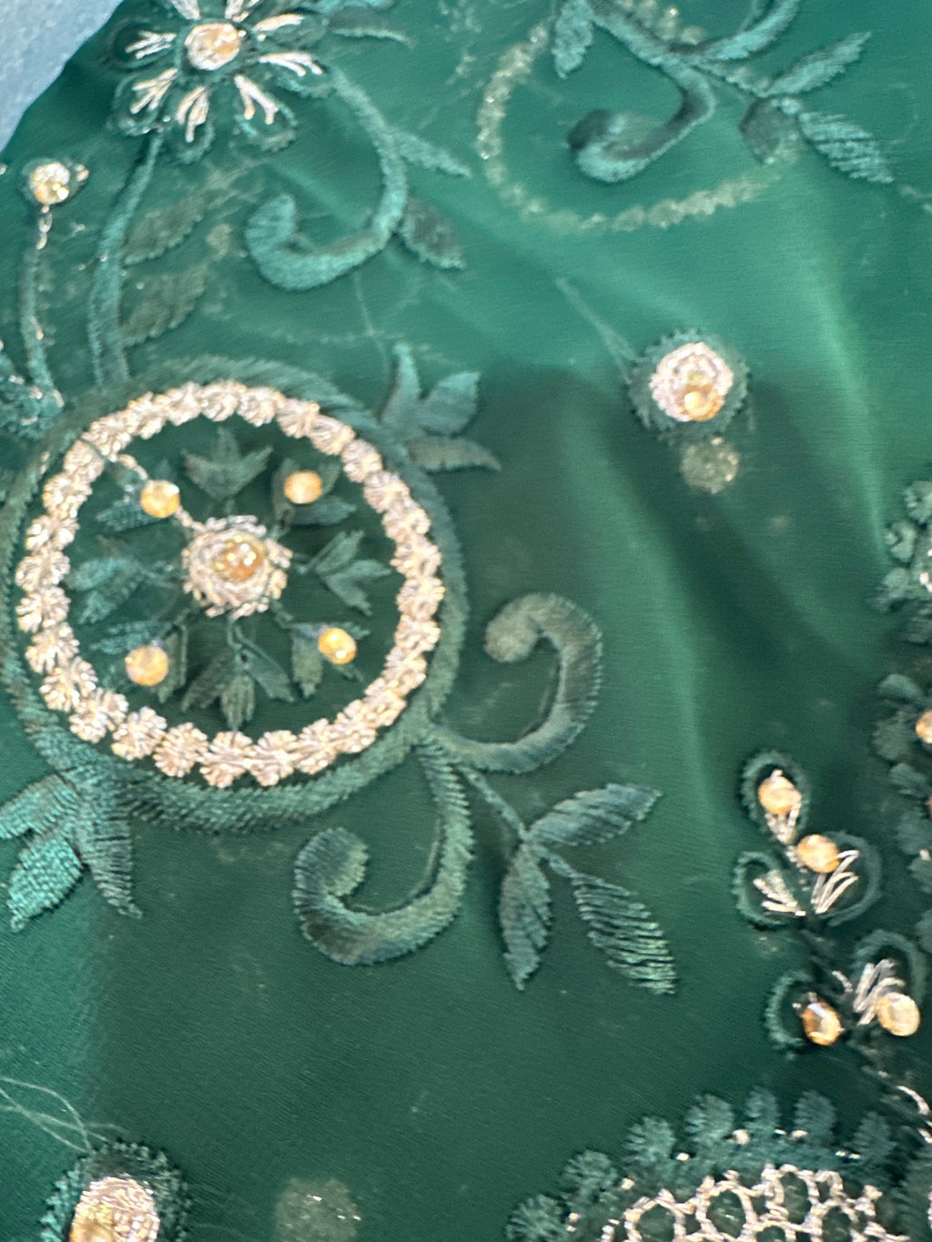 Hunter green Dubai scarf