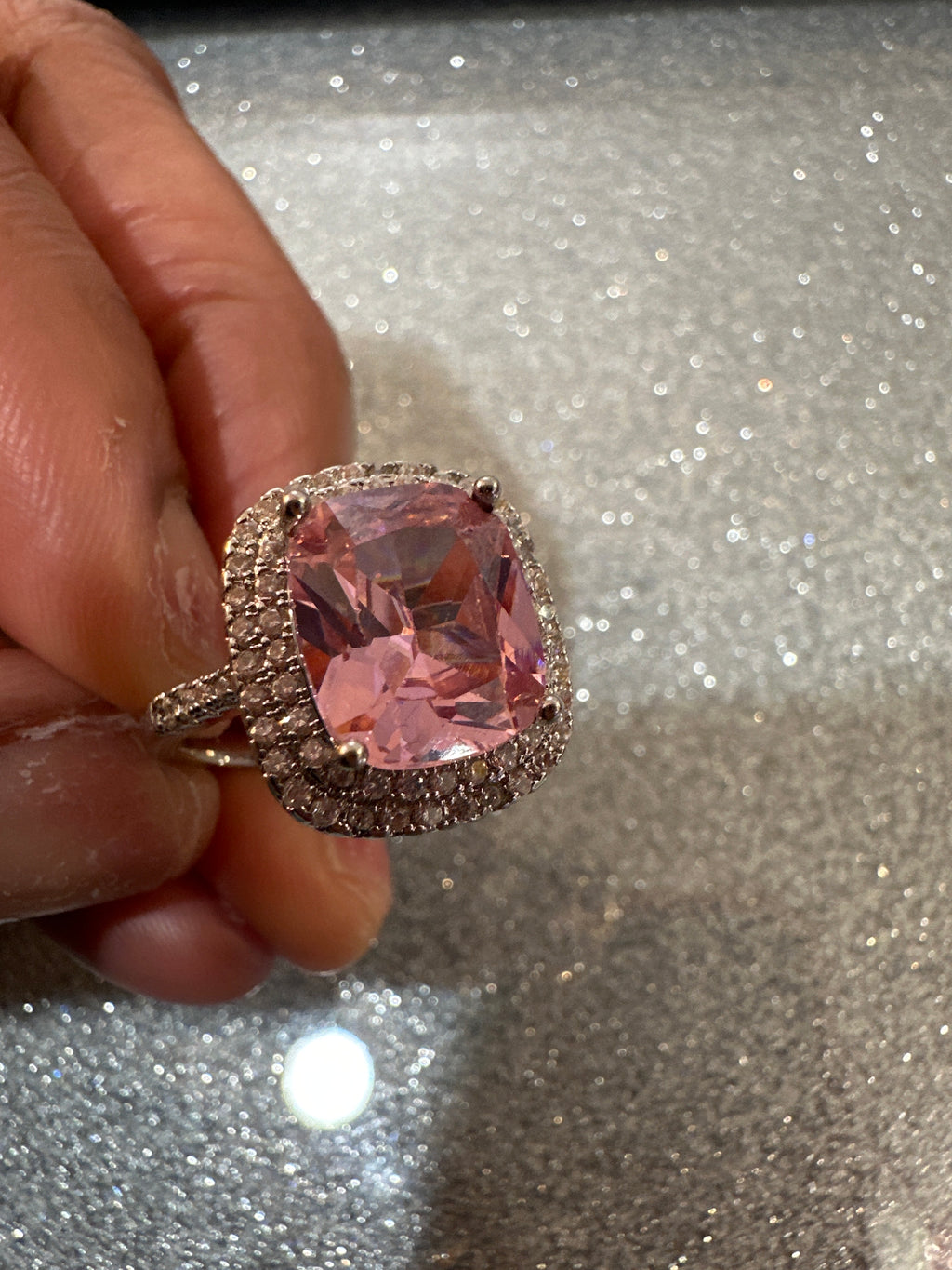 Lovely pink ring