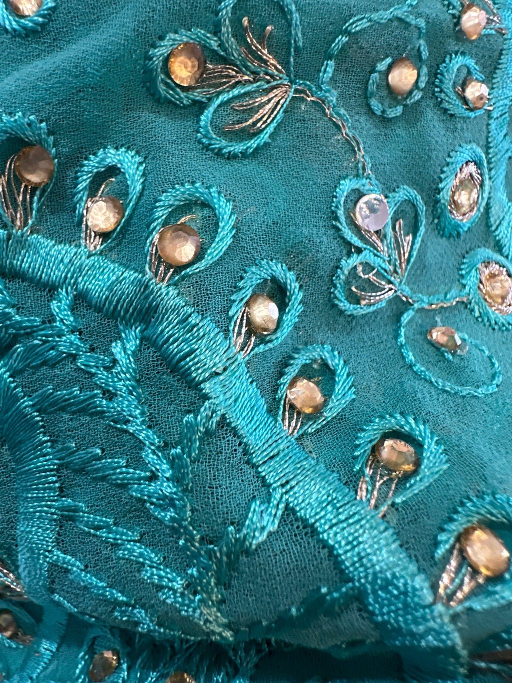 Turquoise Dubai scarf