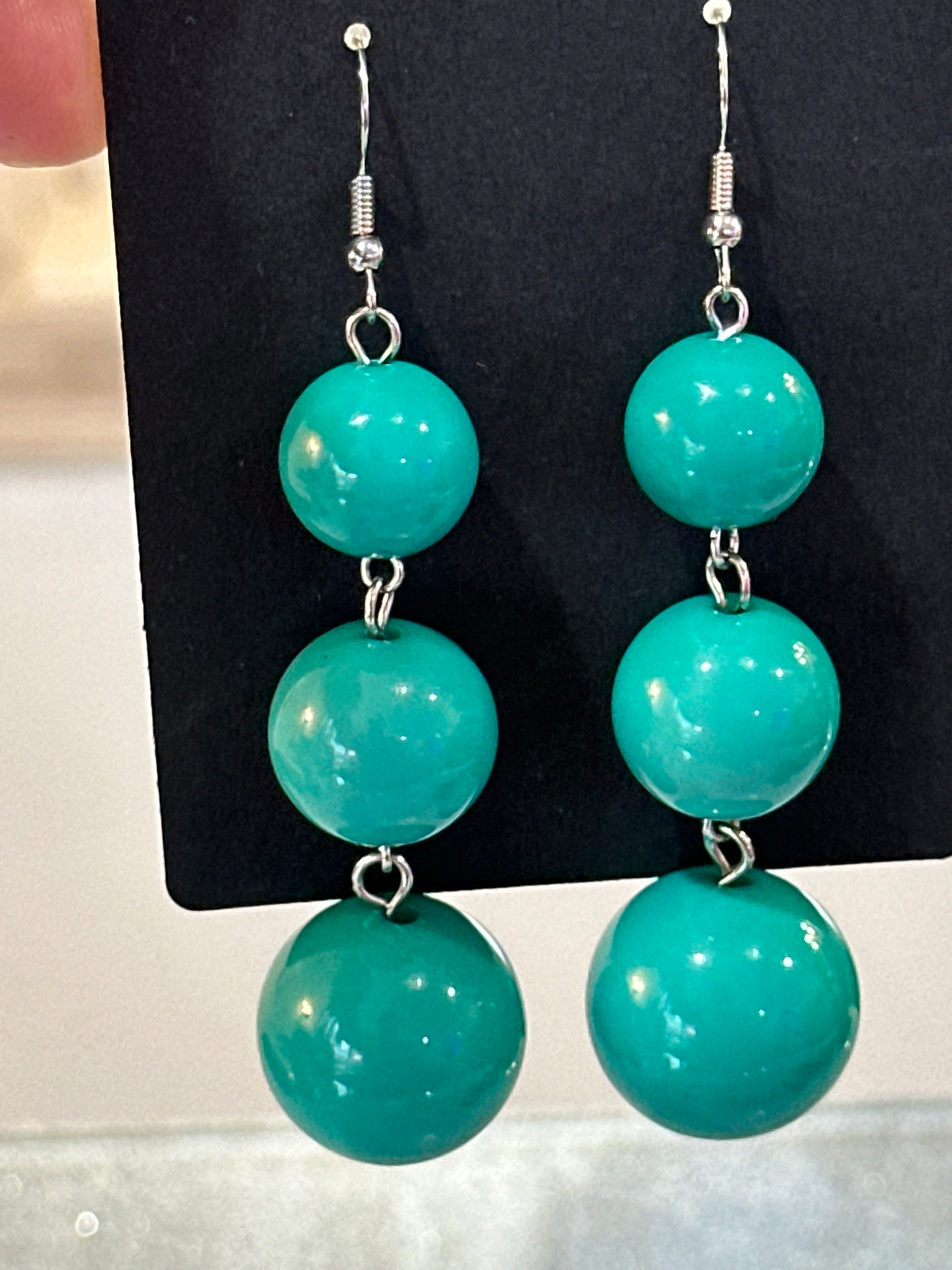 Turquoise earrings- sold out