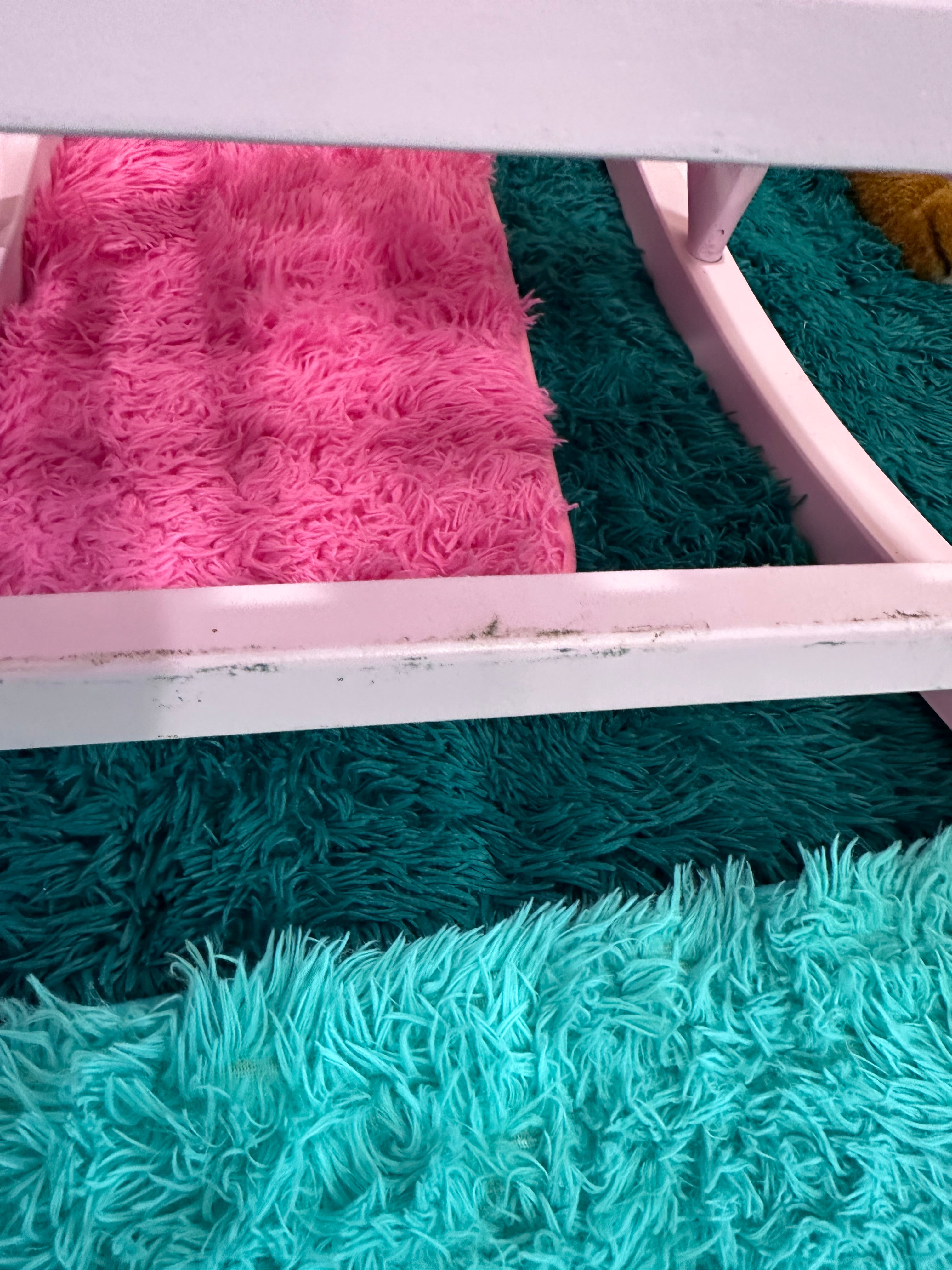 Adorable Pink Rockers with hot pink pillows sold as a set- in store pick up only now on sale… was $200