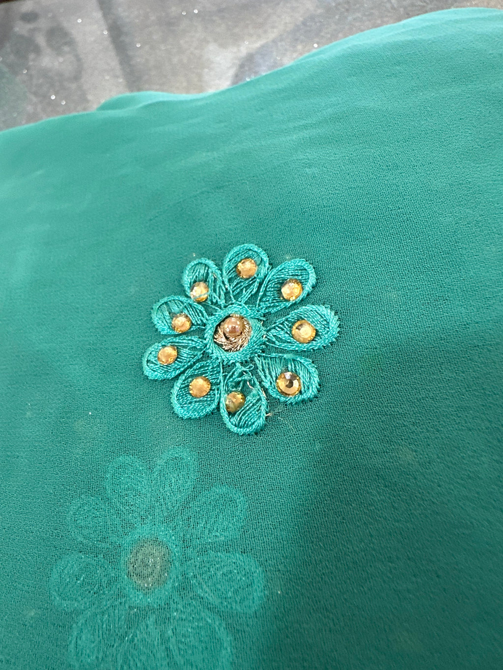 Turquoise Dubai scarf