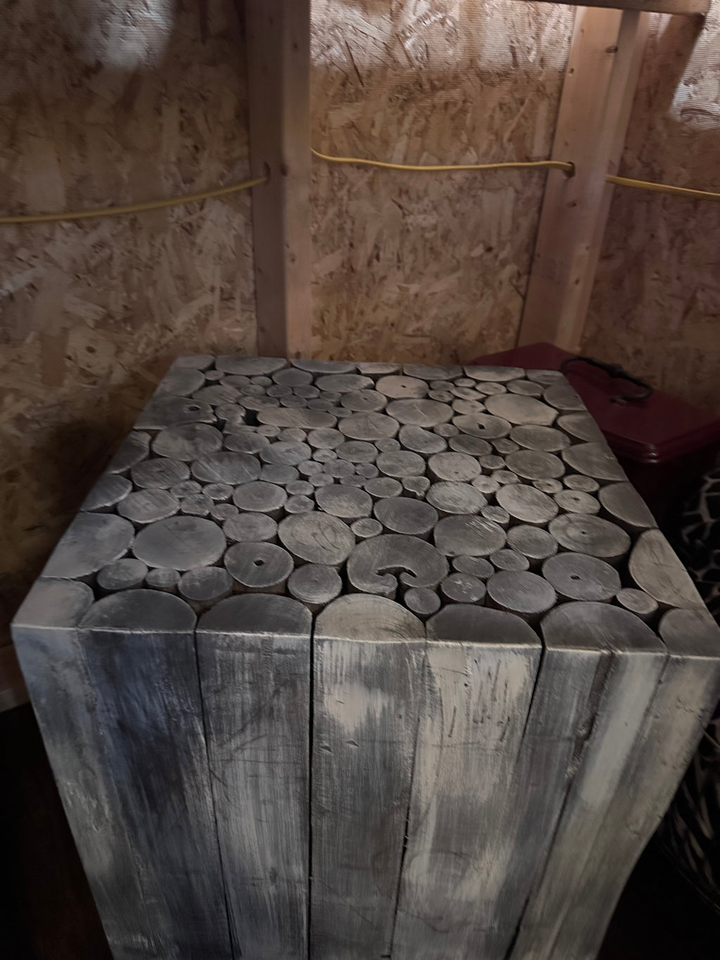 Unique side table stand- one ( in store pick up only)