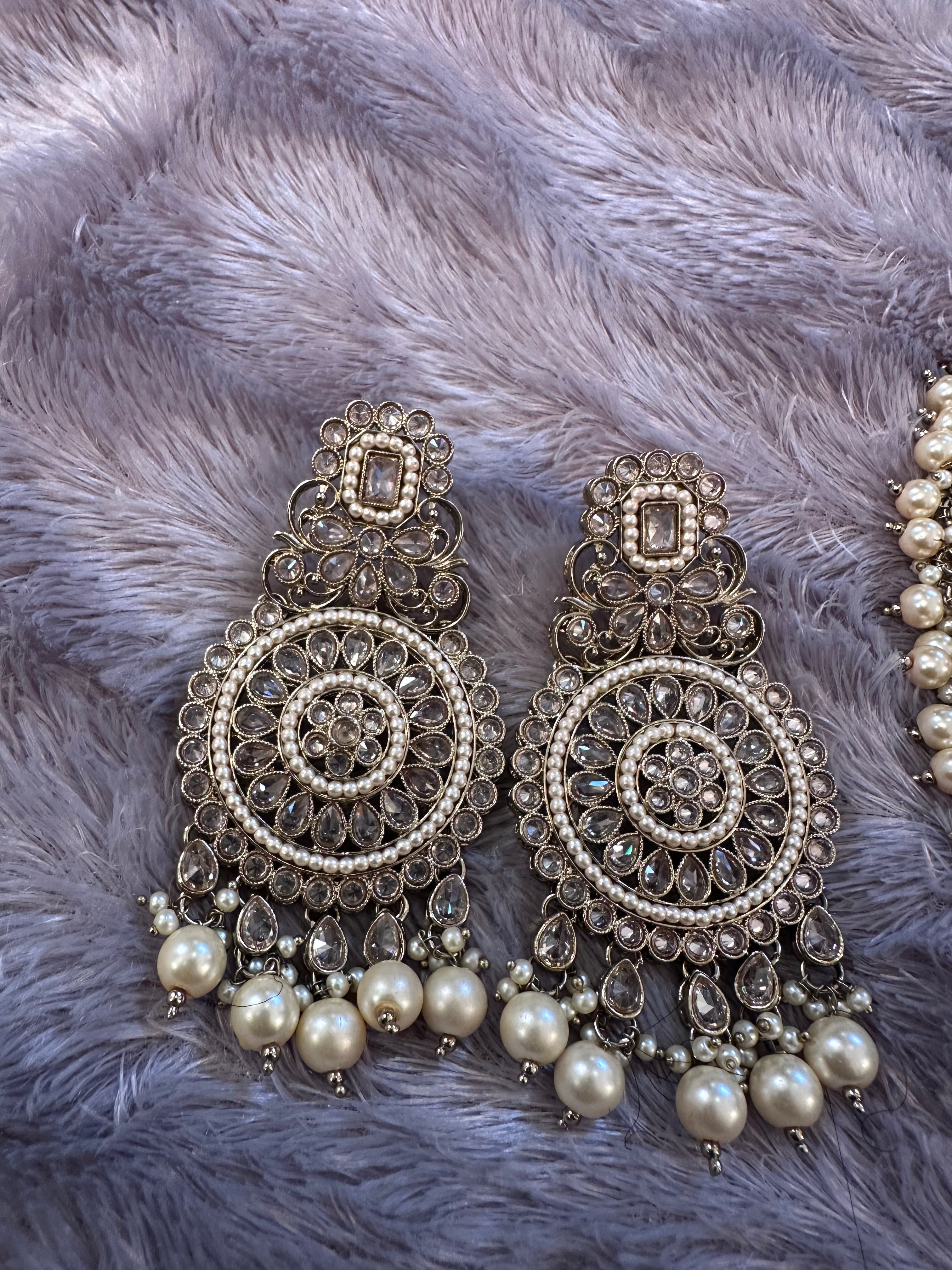 Indian set -tikki and earrings