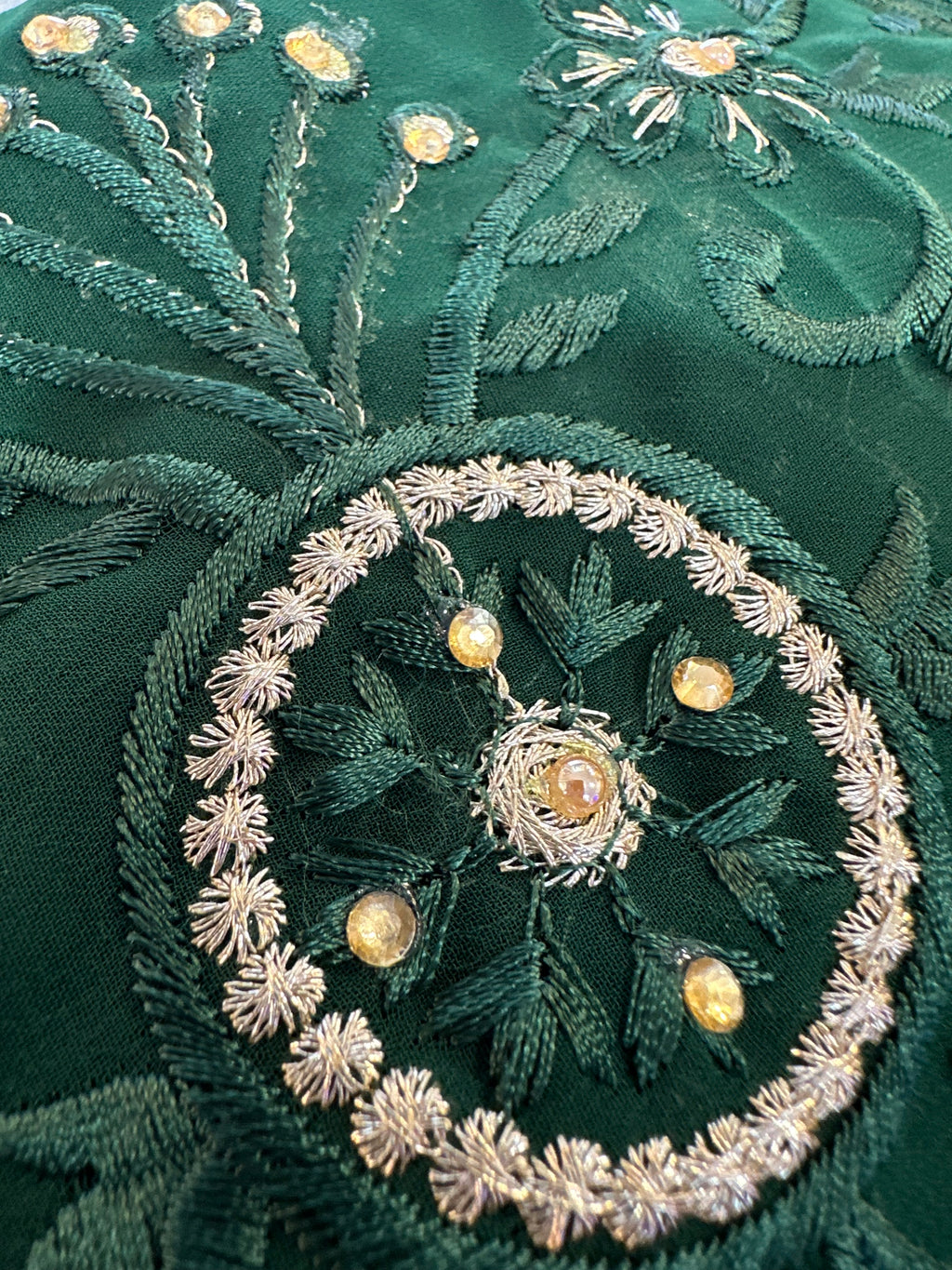 Hunter green Dubai scarf