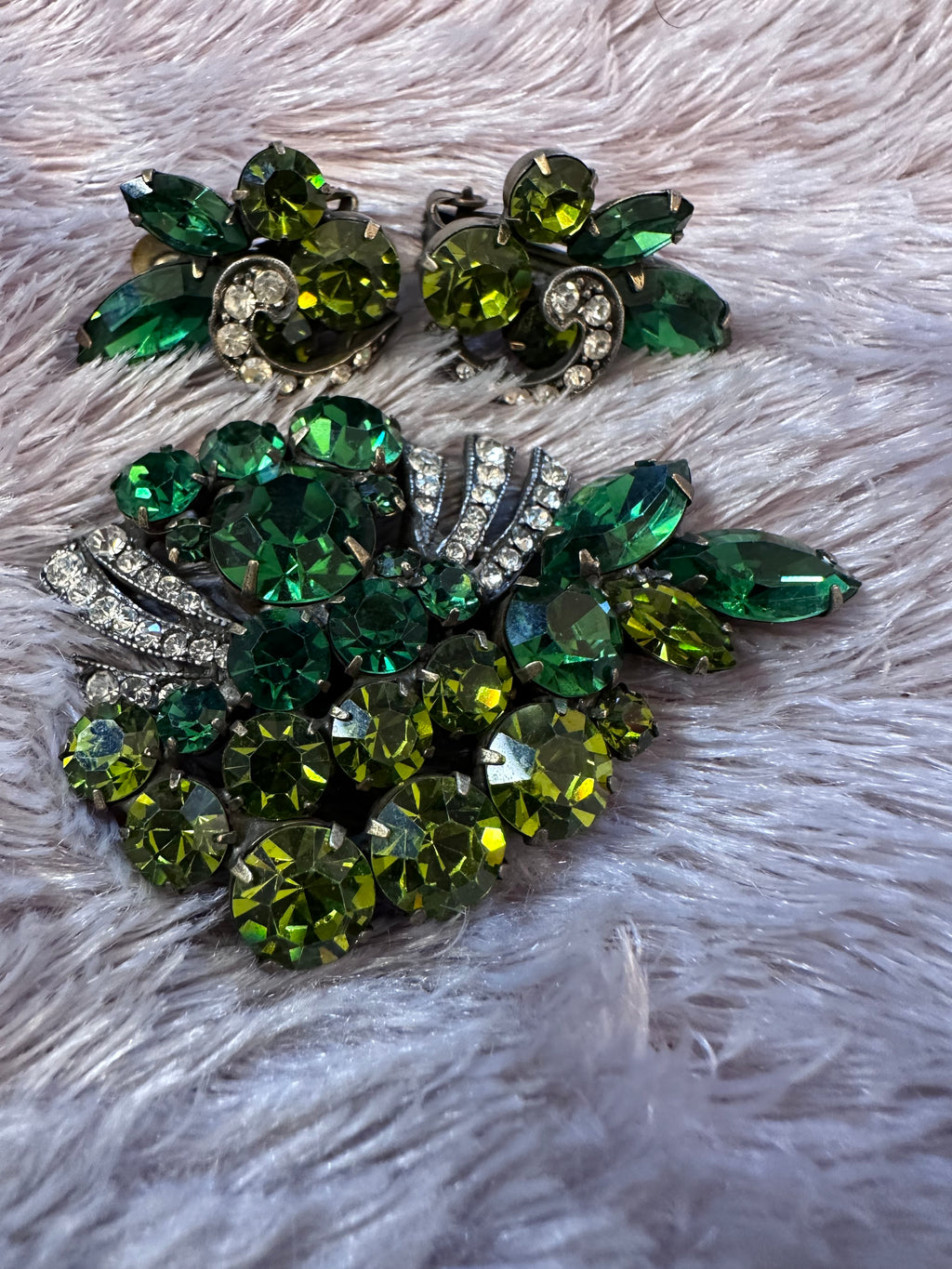 Weiss Vintage set (clip on earrings set)