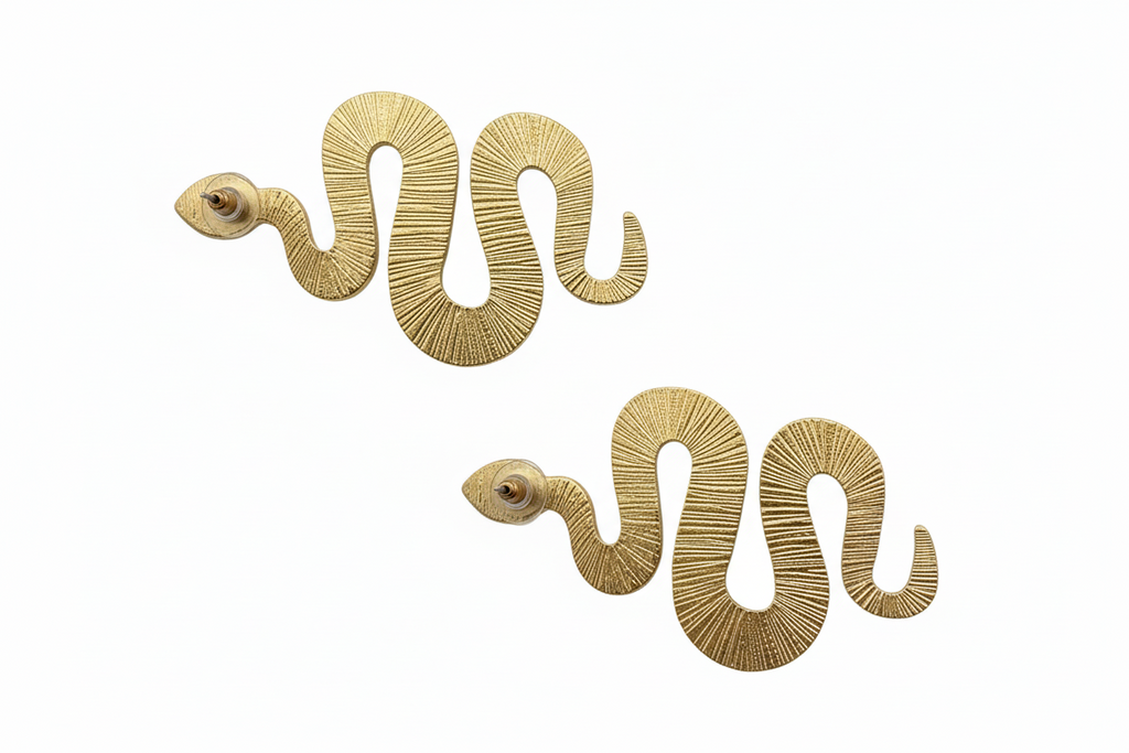 Snake earrings