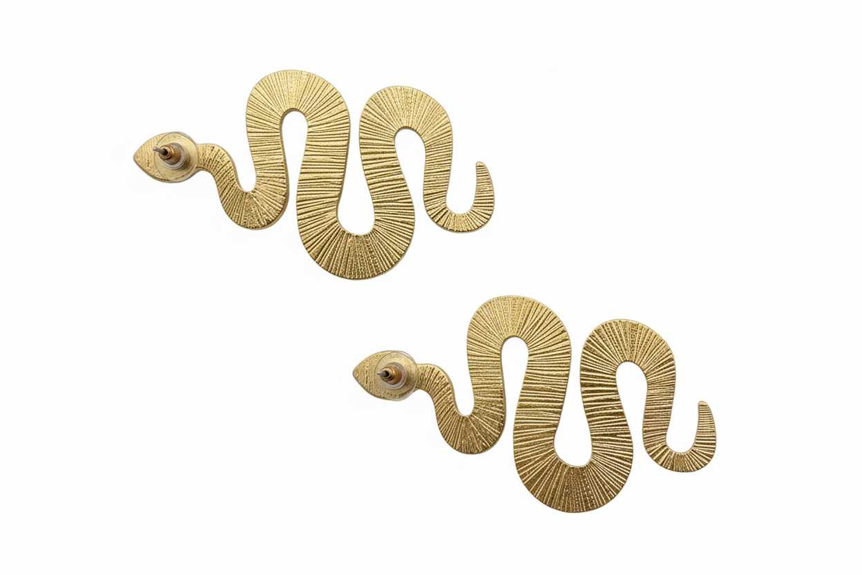 Snake earrings