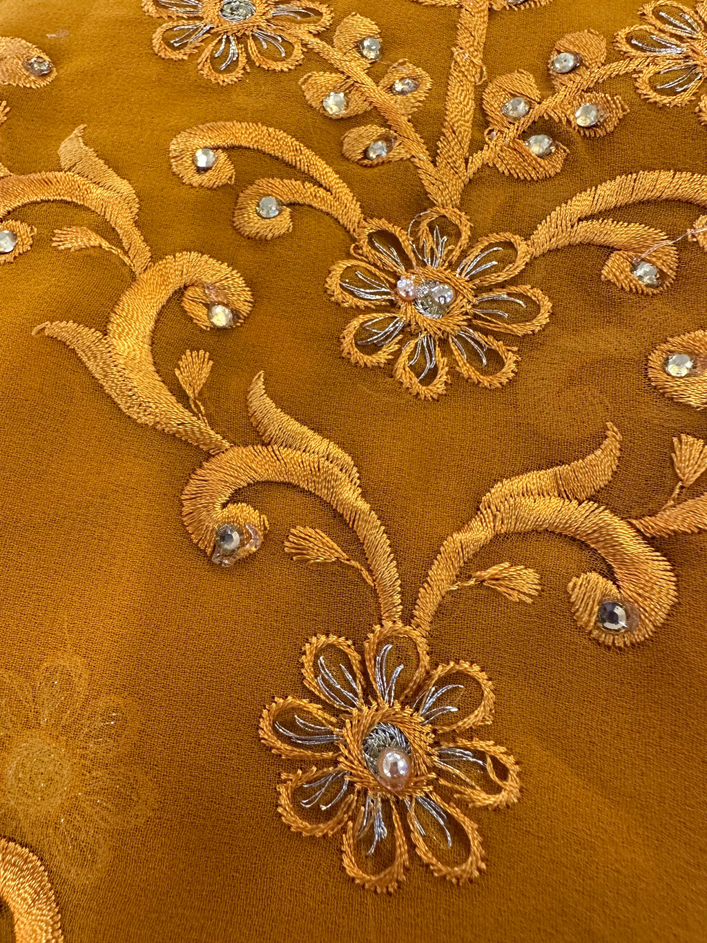 Gold Dubai scarf