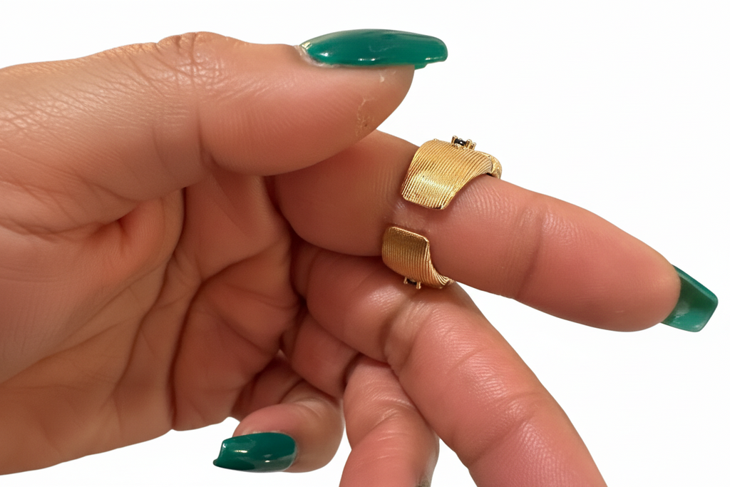 Gold combo ring and bracelet