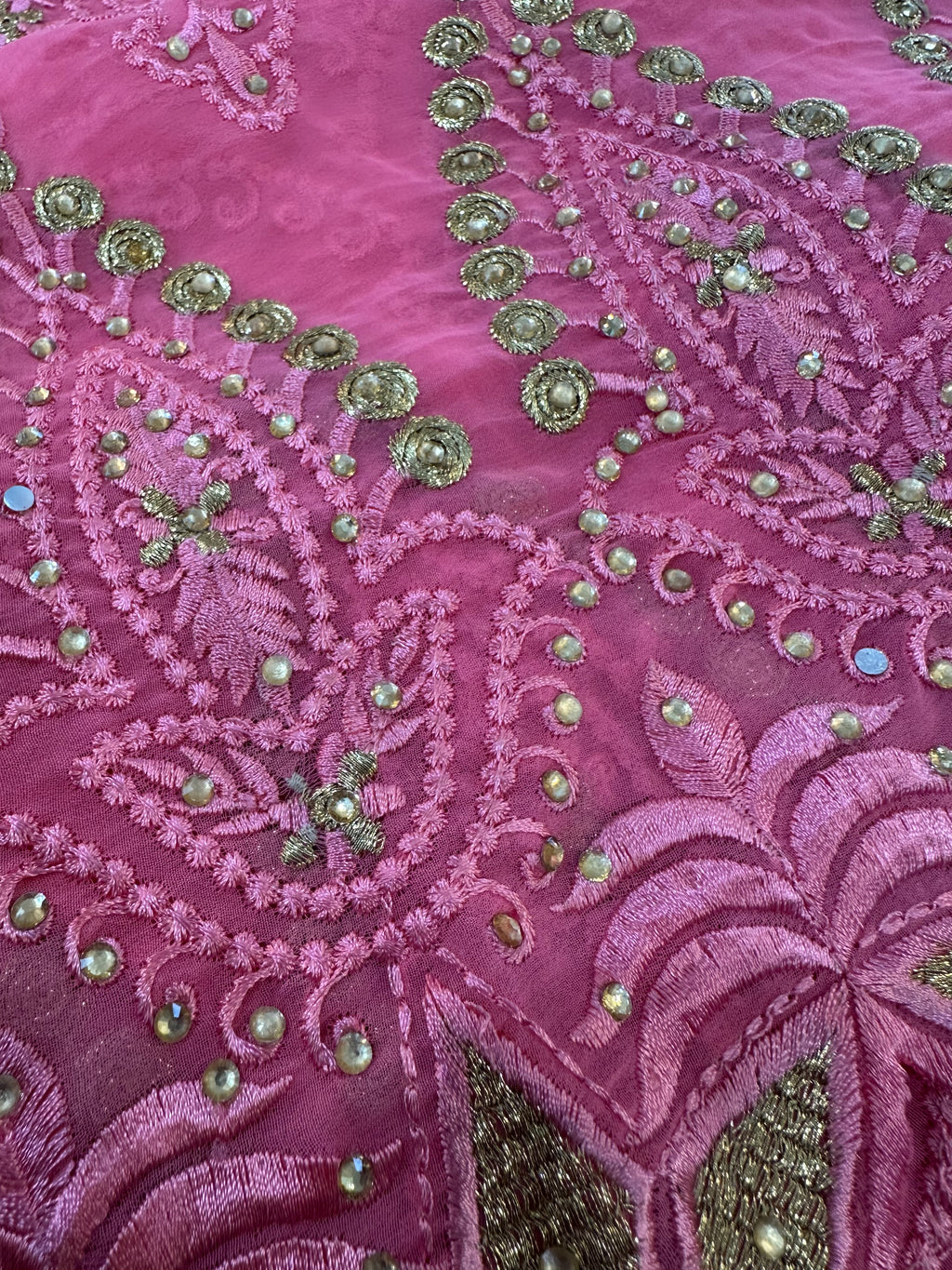 Hot pink Dubai scarf