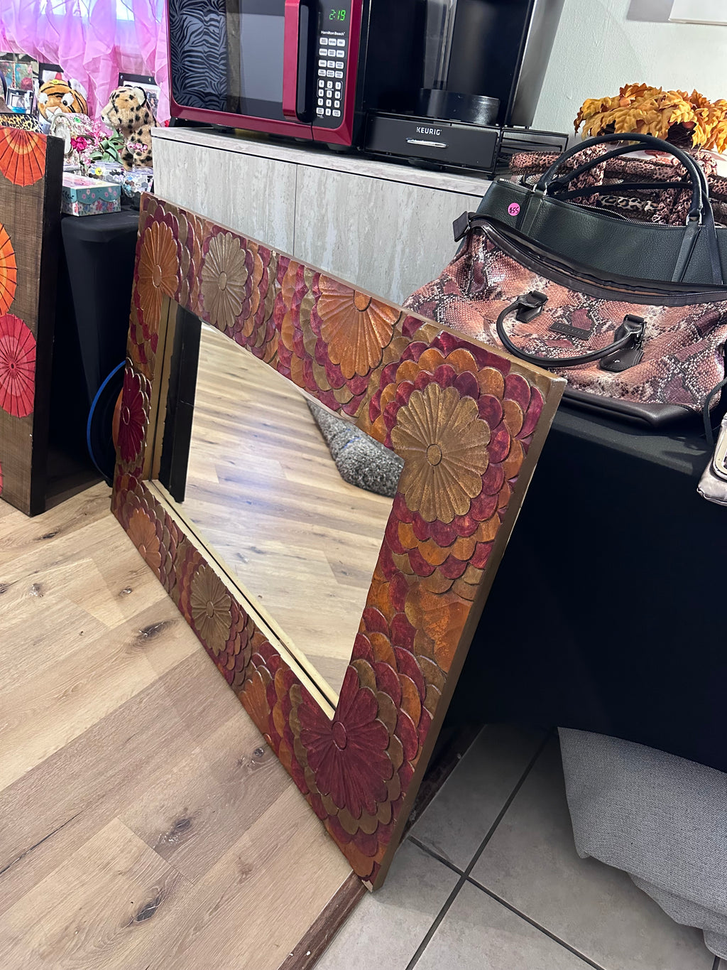 Decorative mirror (used) some blemishes ( in store pick up only Pier 1