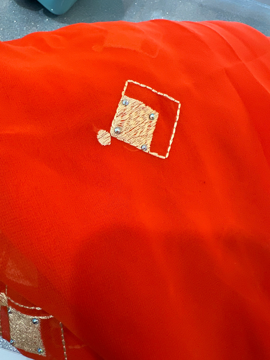 Orange scarf