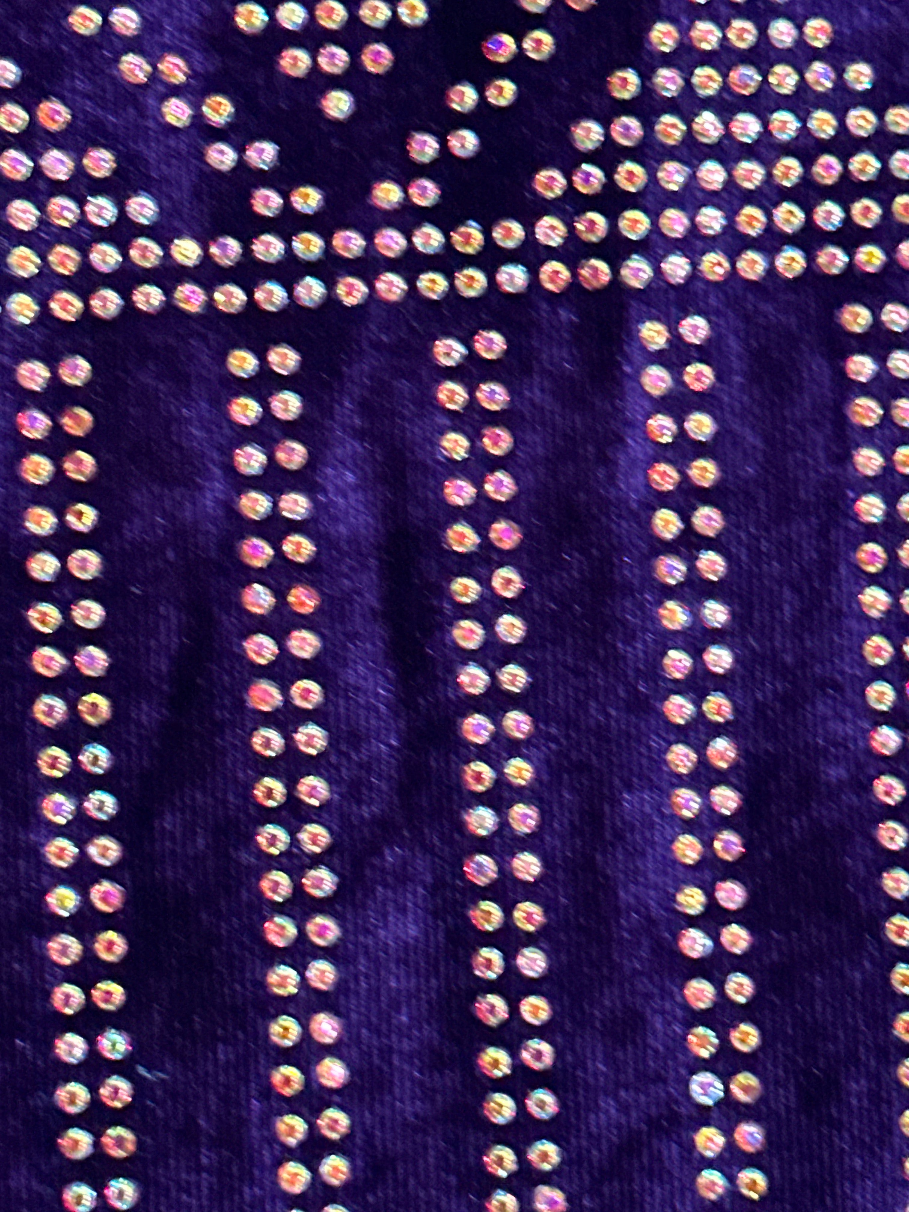 Velvet dress purple size 2 xl