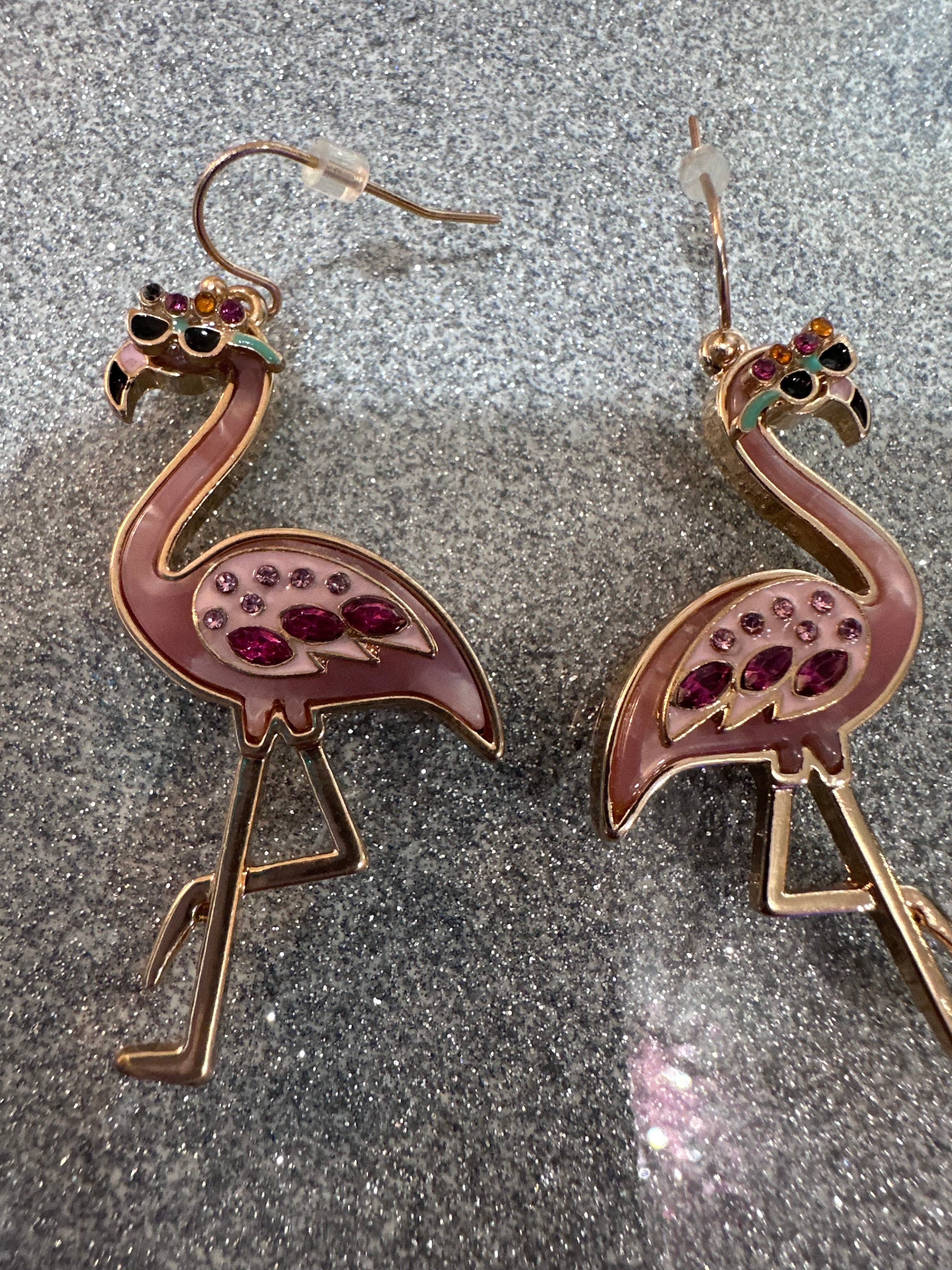 Flamingo with glasses