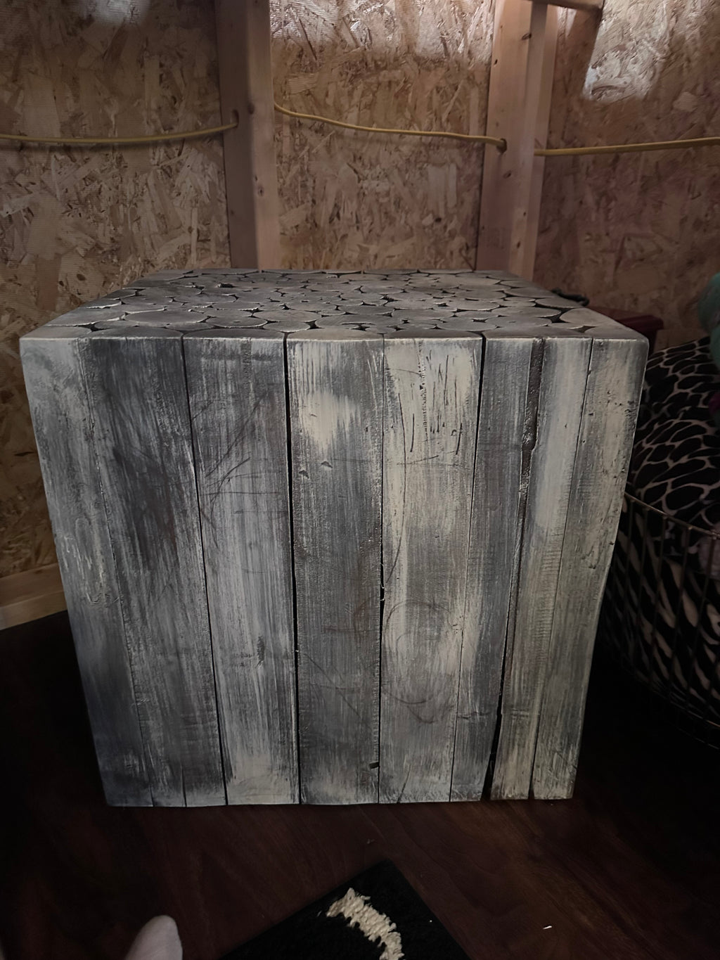 Unique side table stand- one ( in store pick up only)