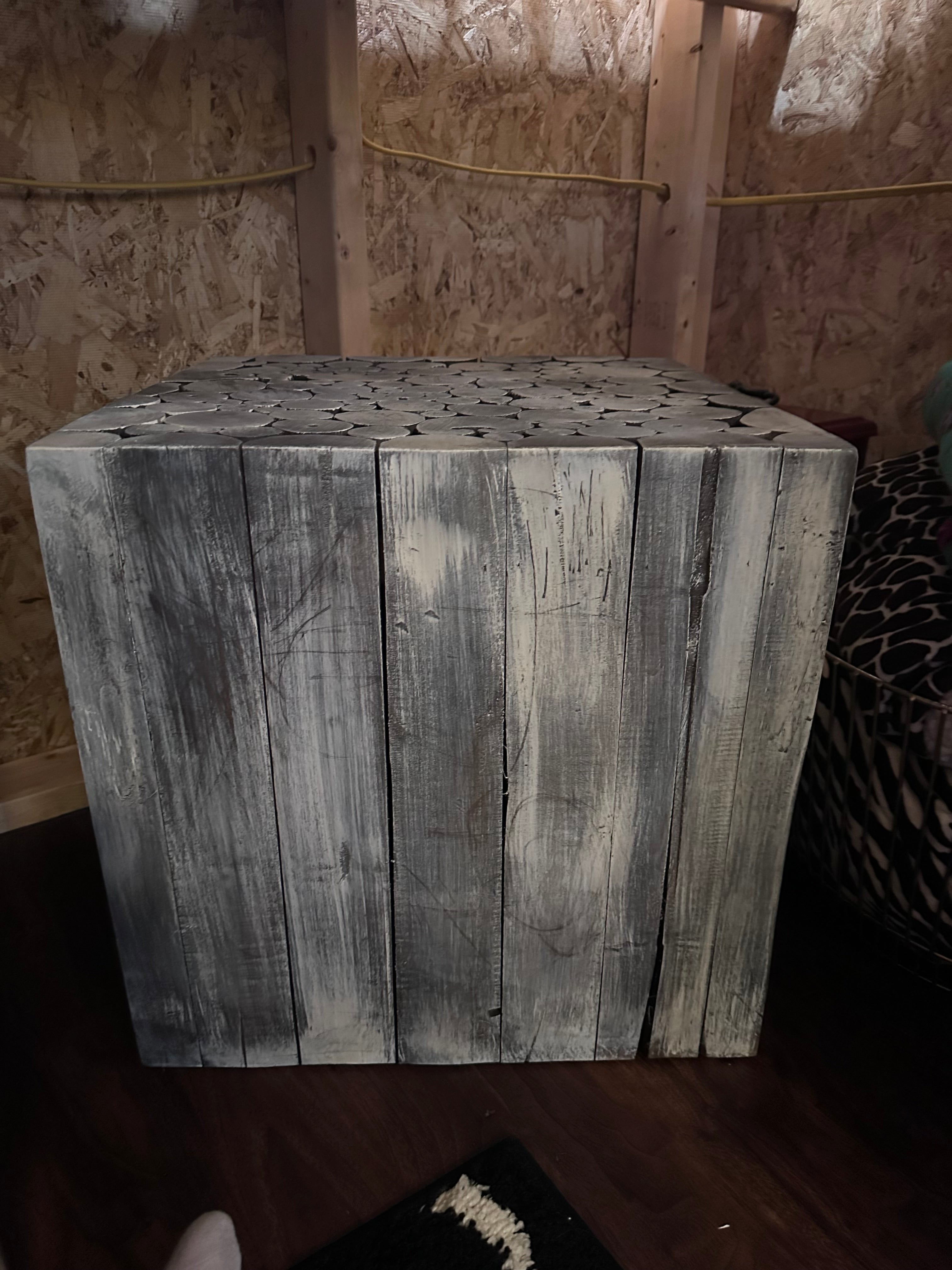 Unique side table stand- one ( in store pick up only)