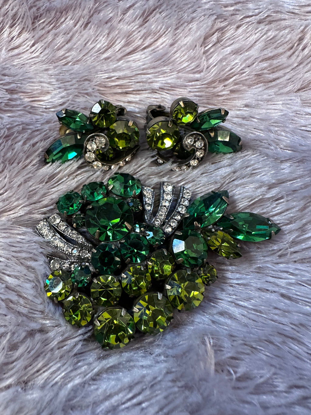 Weiss Vintage set (clip on earrings set)