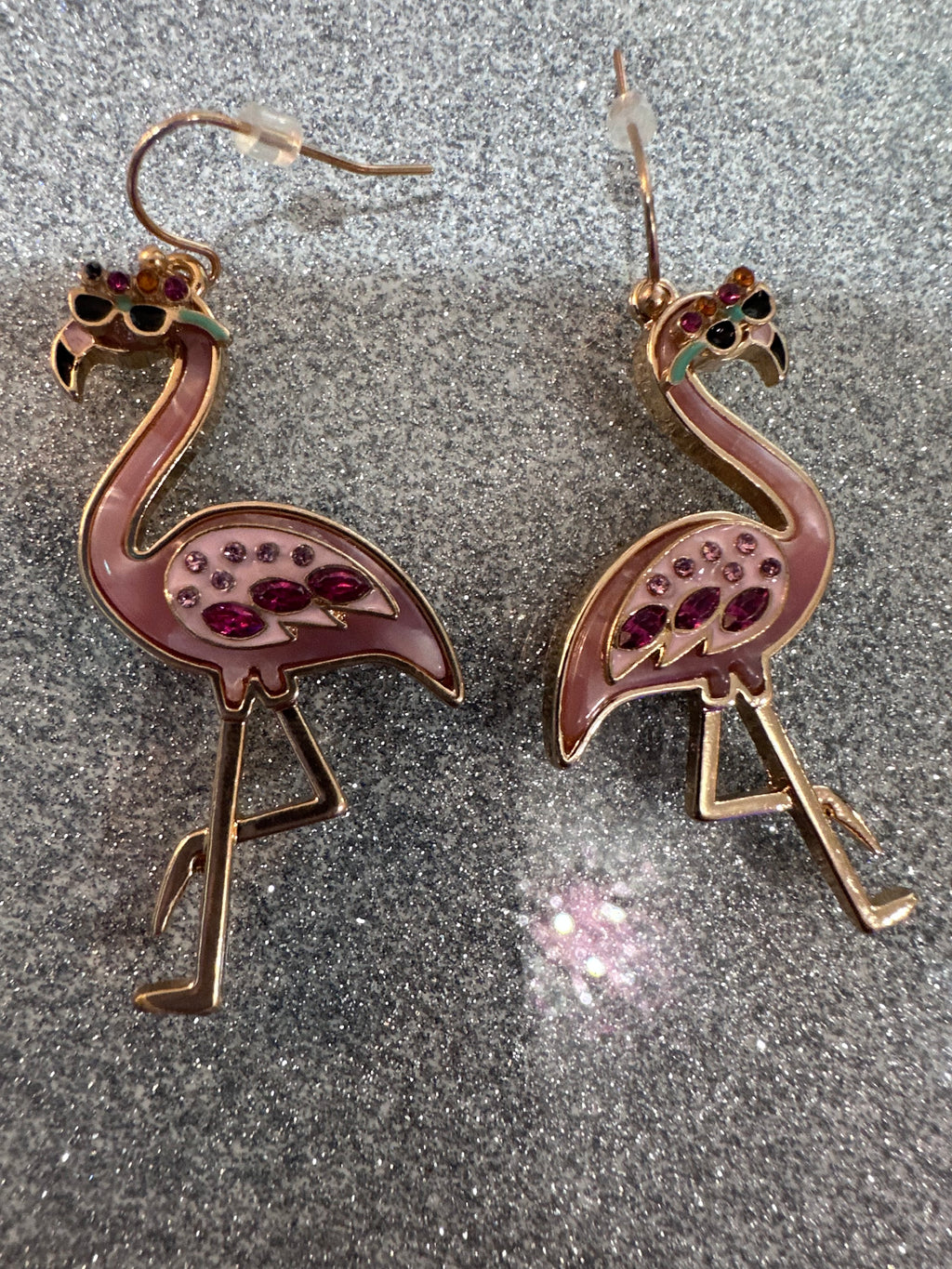 Flamingo with glasses