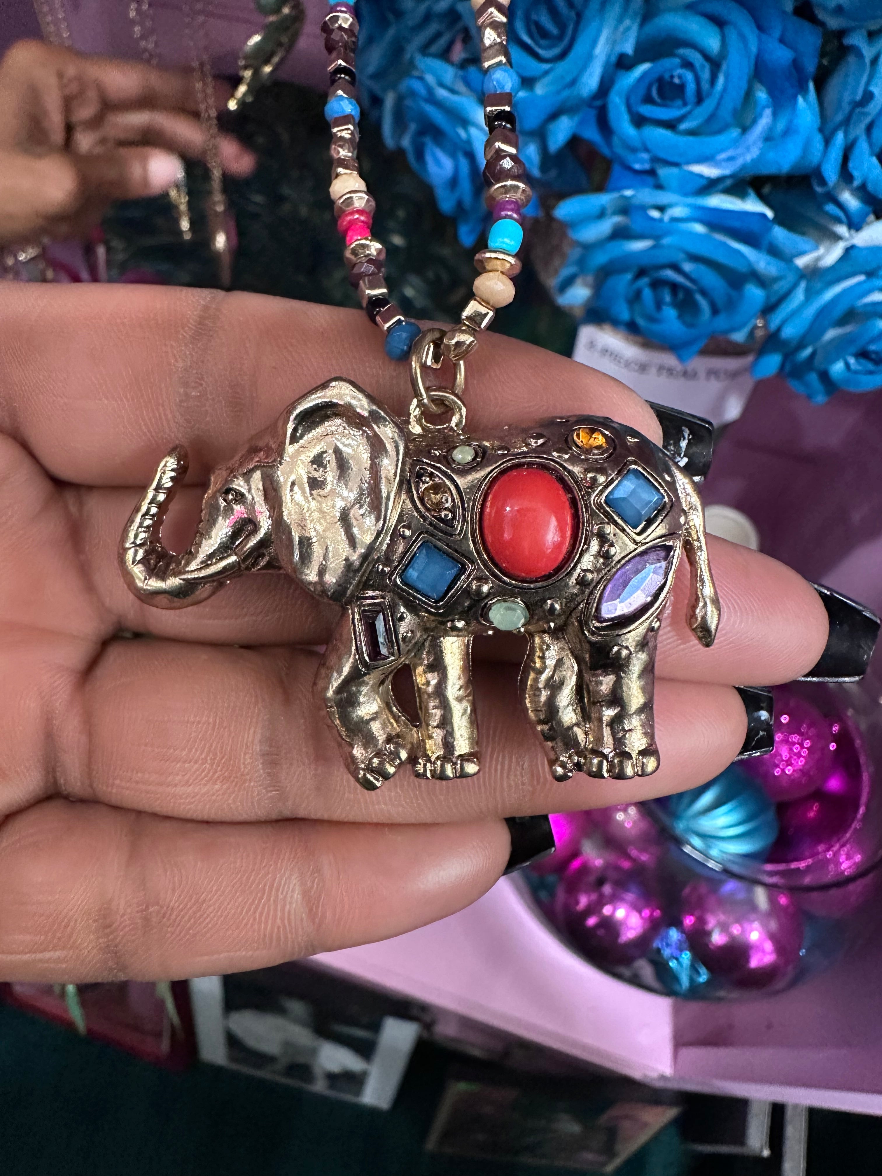 Elephant necklace