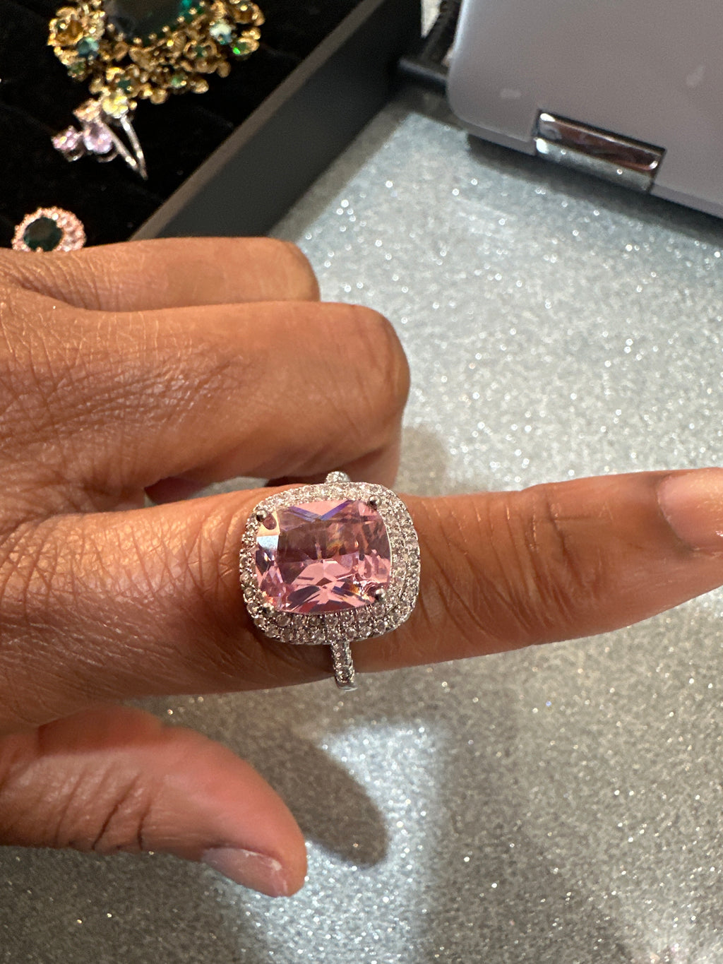 Lovely pink ring