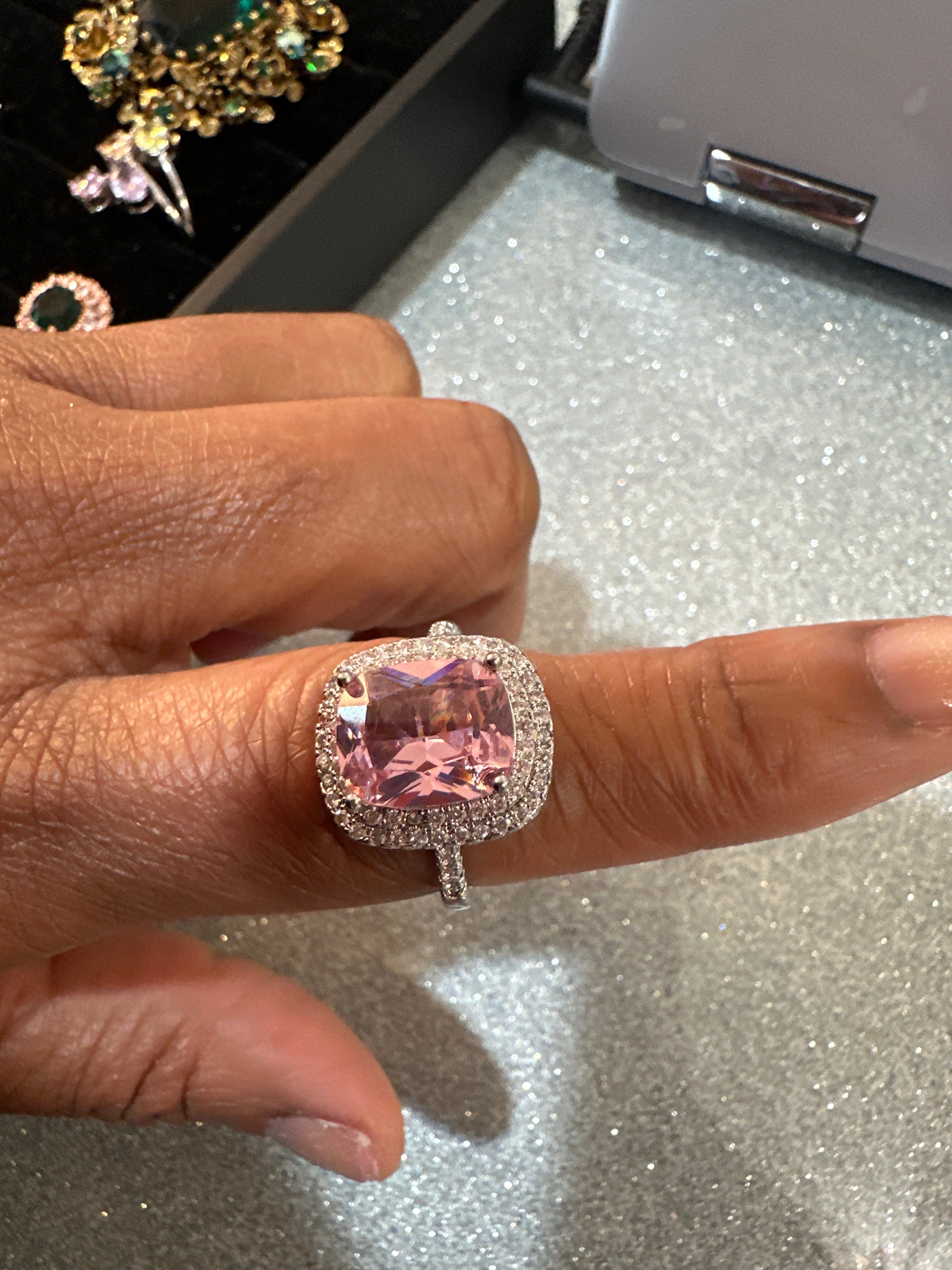Lovely pink ring
