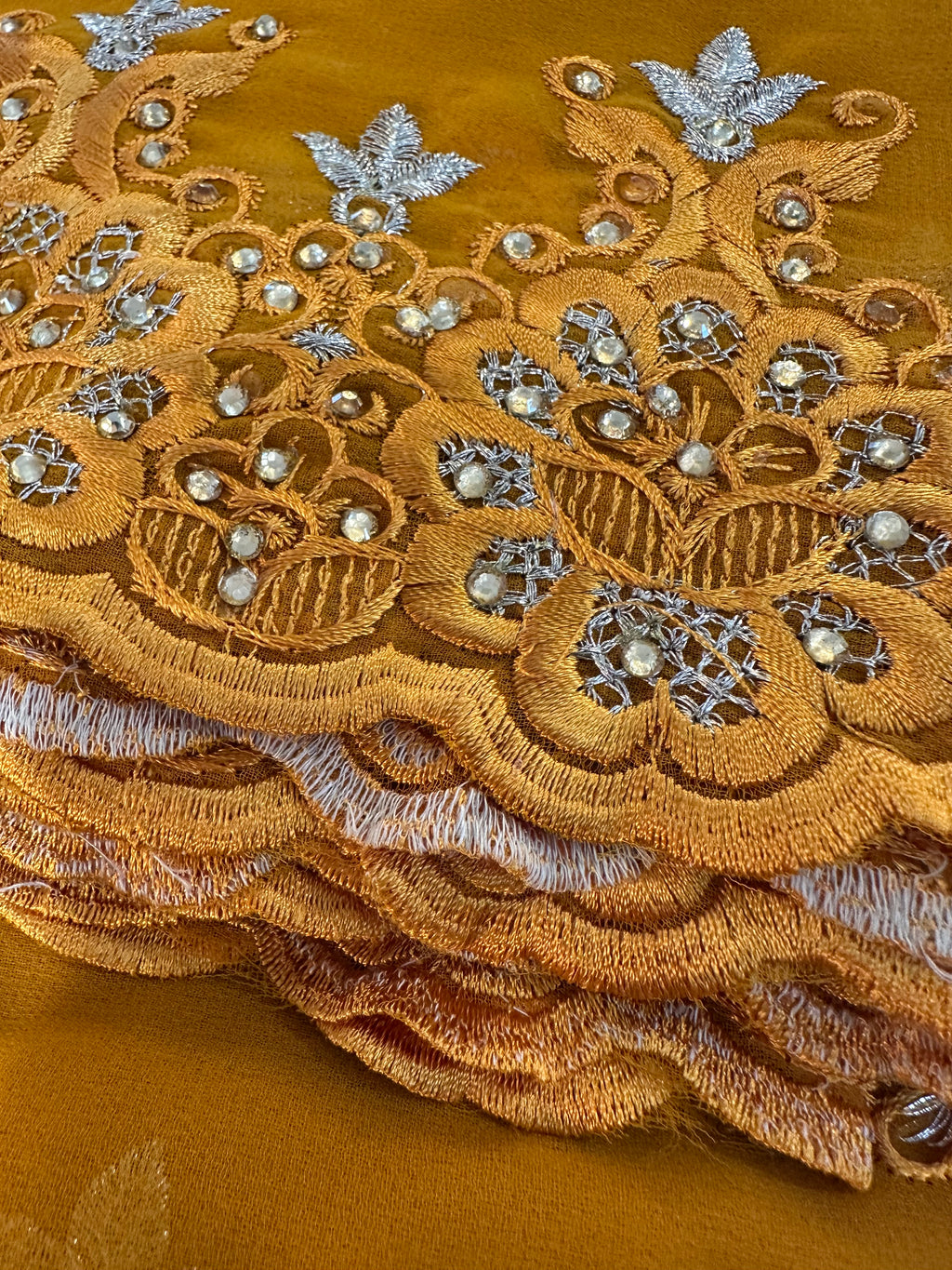Gold Dubai scarf