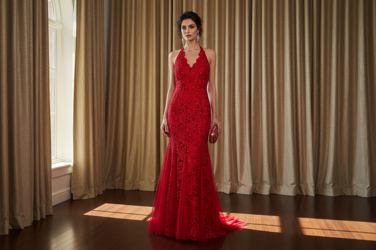 The lady in red size medium