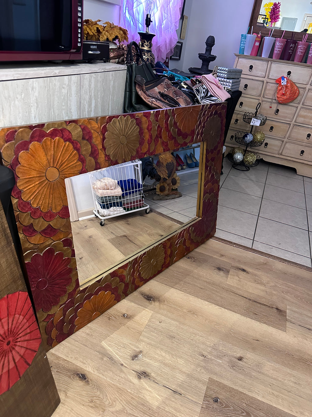 Decorative mirror (used) some blemishes ( in store pick up only Pier 1
