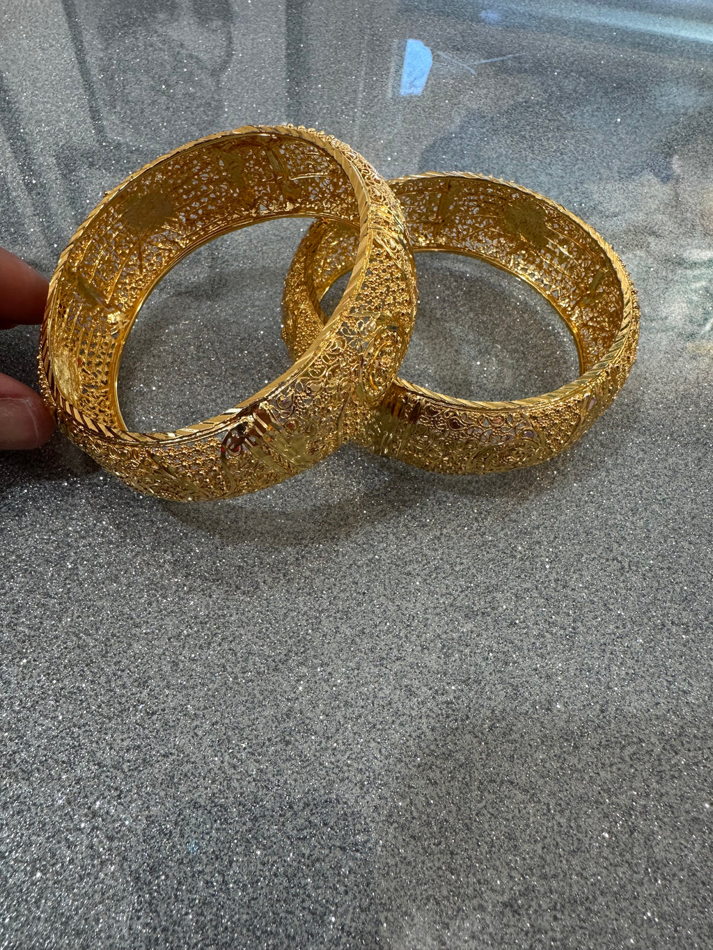 Gold bracelets