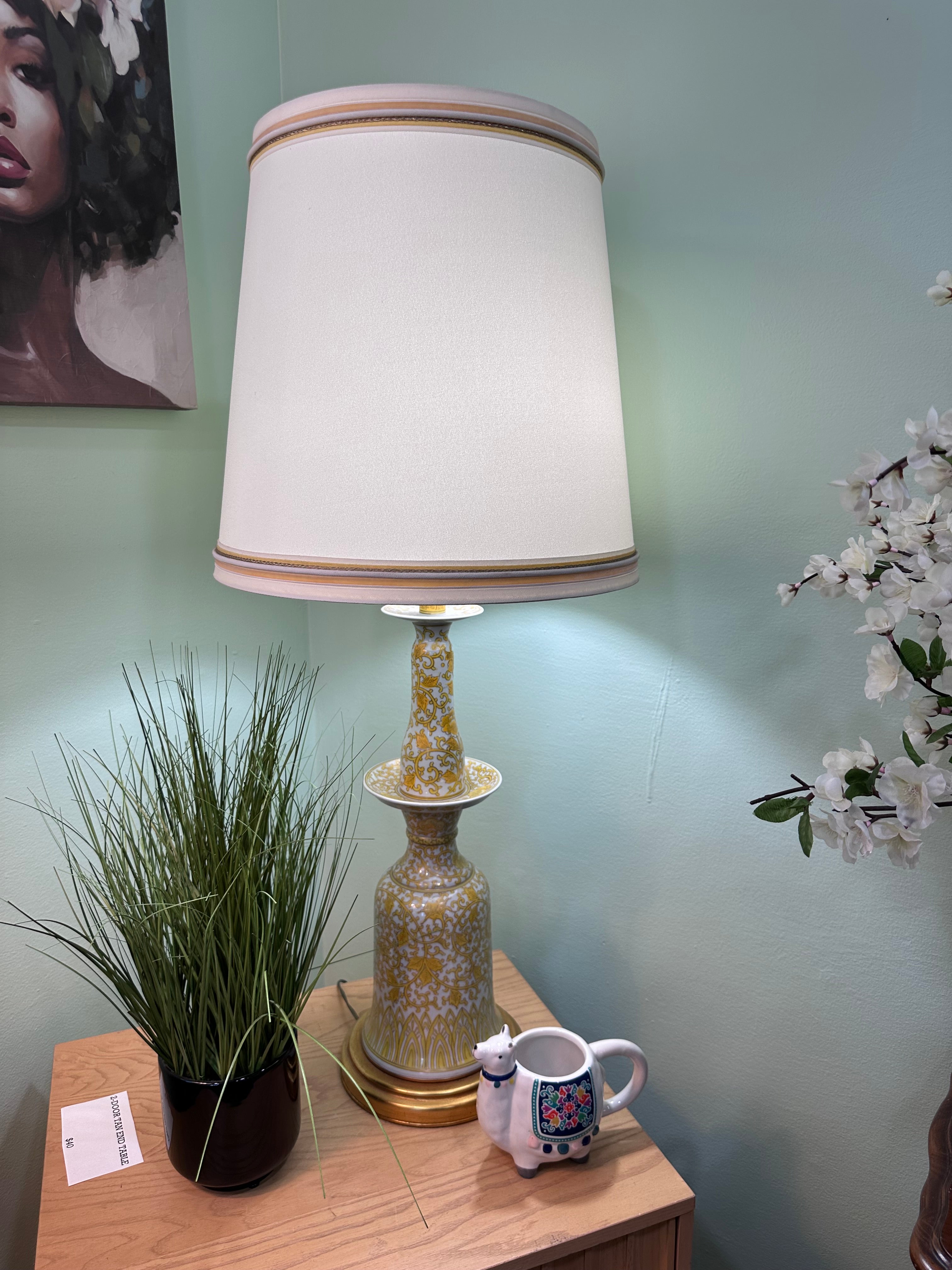 Pair of Decorative Porcelain Lamps — $225 for the pair(in store pick up only)