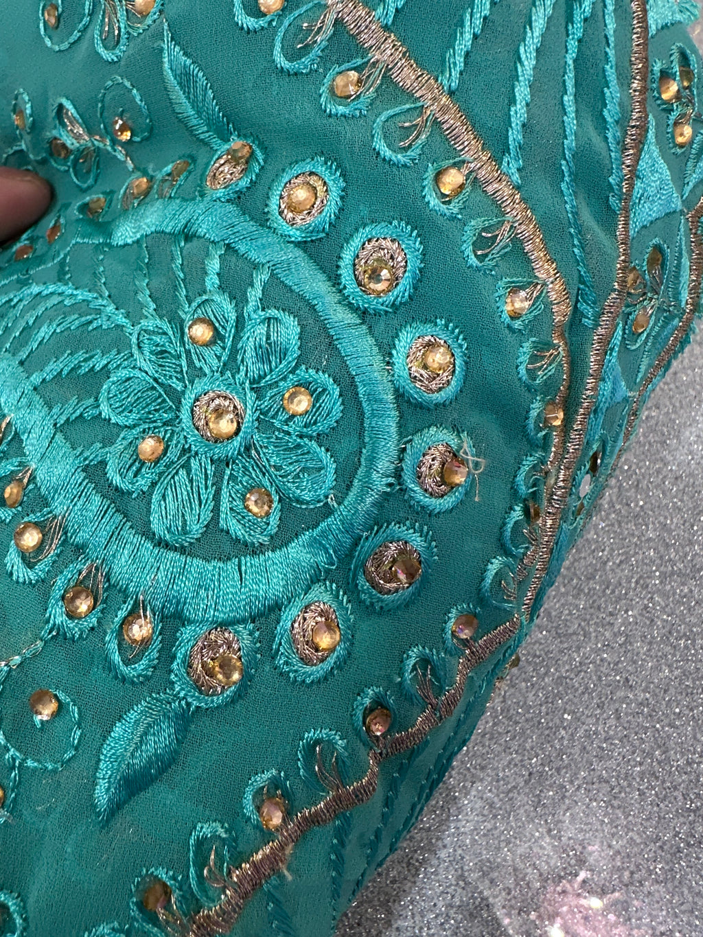 Turquoise Dubai scarf