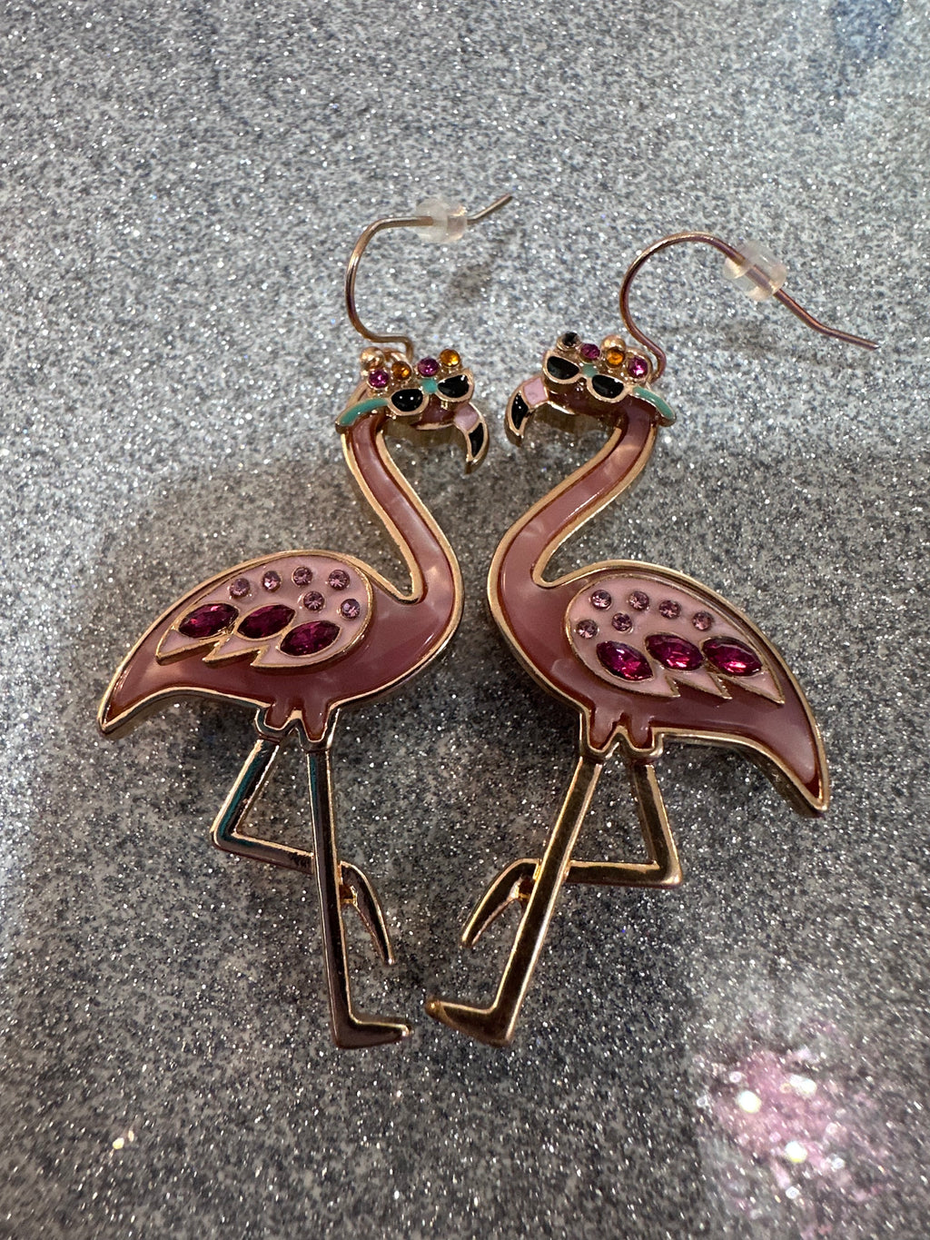 Flamingo with glasses