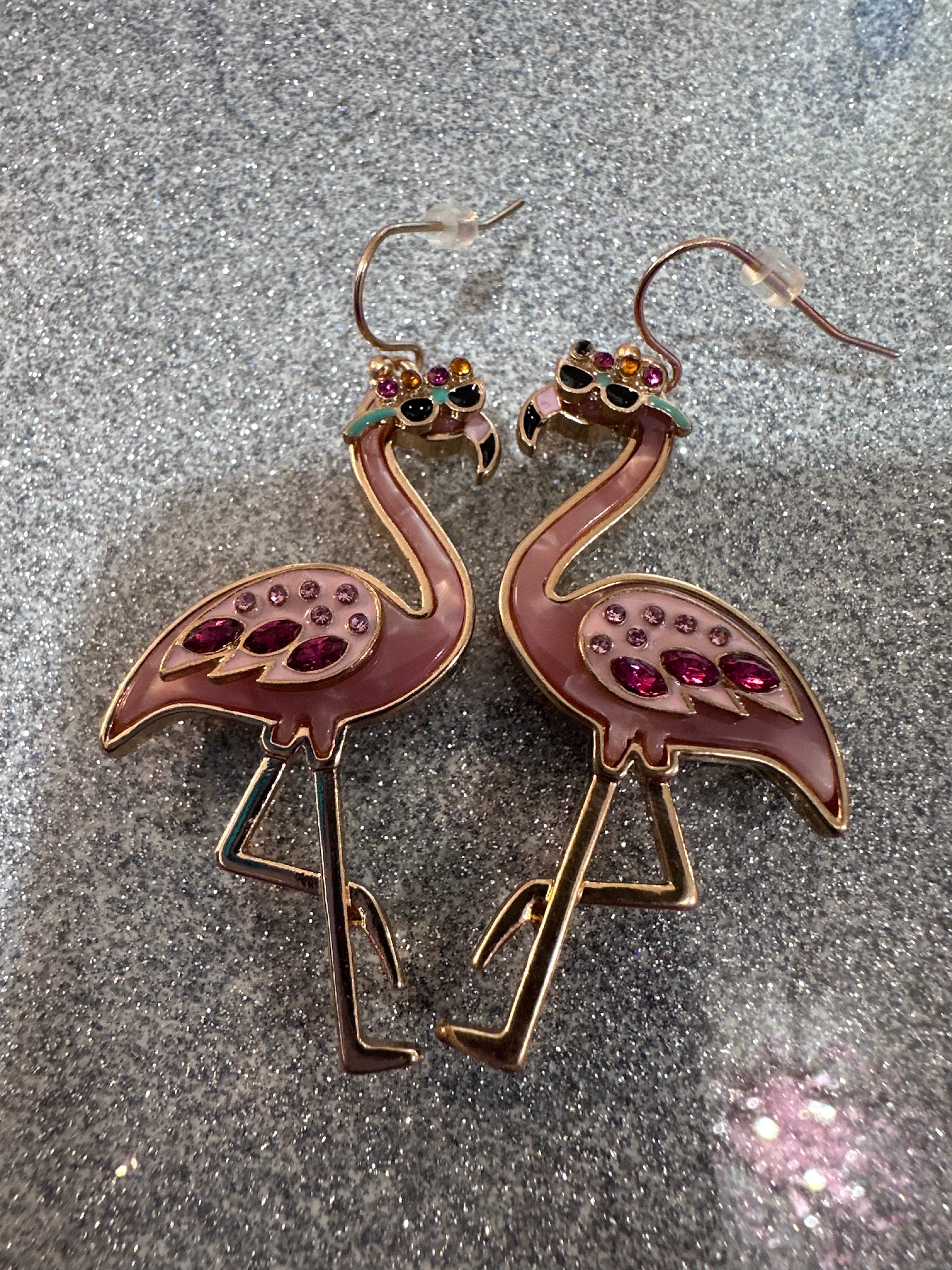 Flamingo with glasses