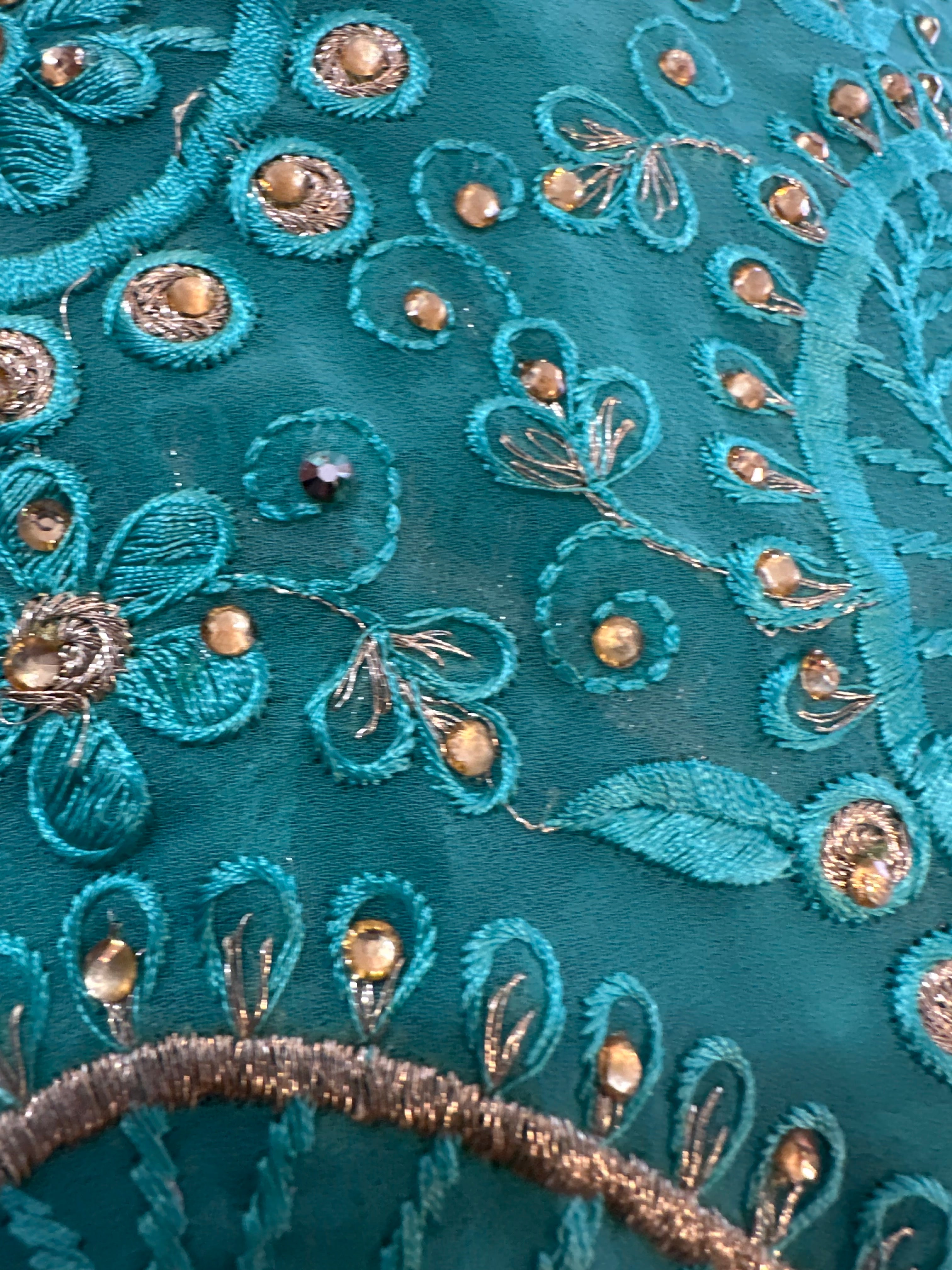 Turquoise Dubai scarf